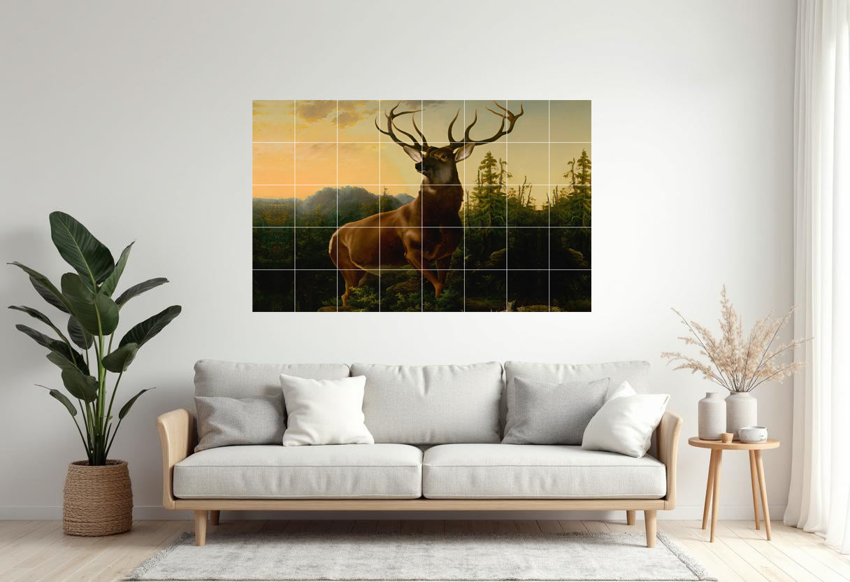 Set of 3 Mosaics of the Animal world