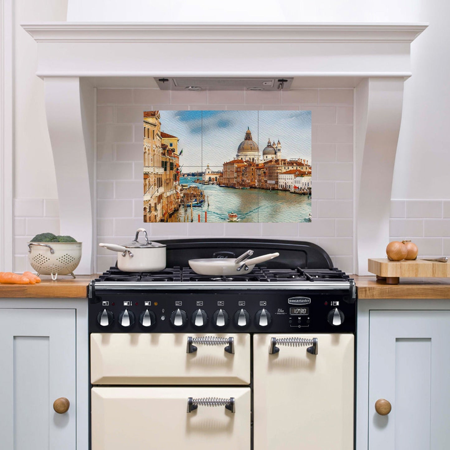 Tile Mural/Mosaic Ceramic Panel of Venice - Venice wall art - Venice wall print - Tile Mural -Gloss Tiles -Tile Mosaic - Kitchen backsplash