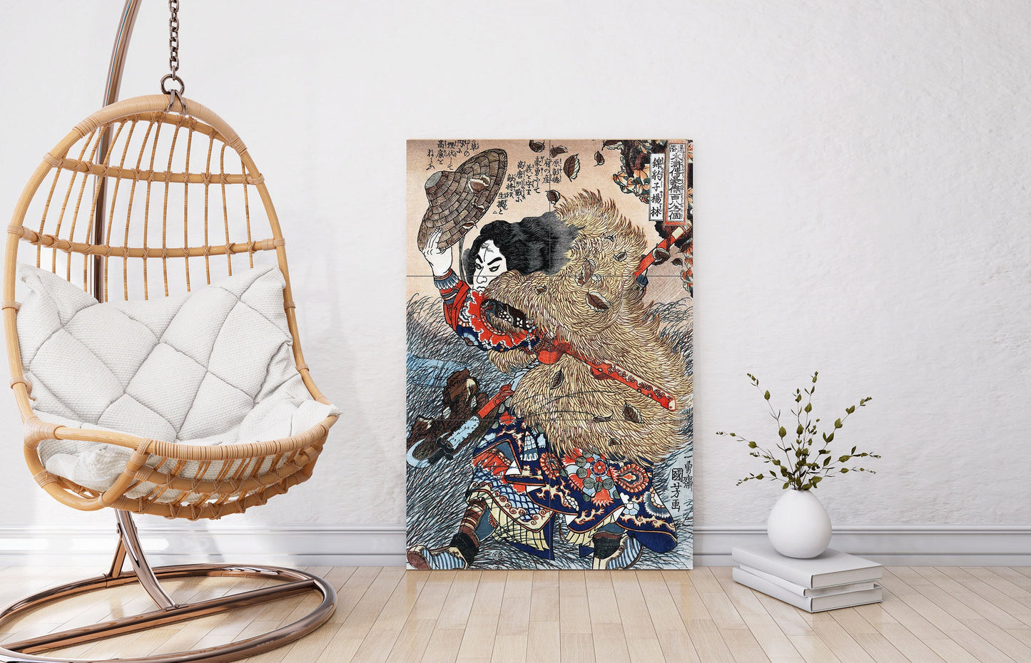 Tile Mural/Mosaic Ceramic Panel - Hero of the Suikoden - Japanese Art - Utagawa Kuniyoshi Art - Tile Mural - Gloss Tiles - Tile Mosaic