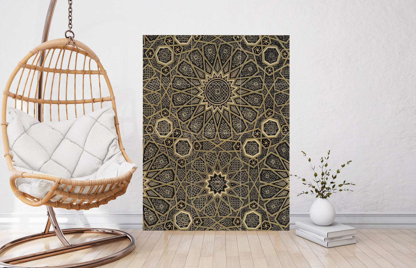 Tile Mural/Mosaic Ceramic Panel of Moroccan Pattern - Arabic art decor - Colourful Wall Art - Tile Mural - Home Decor -Tile Mosaic