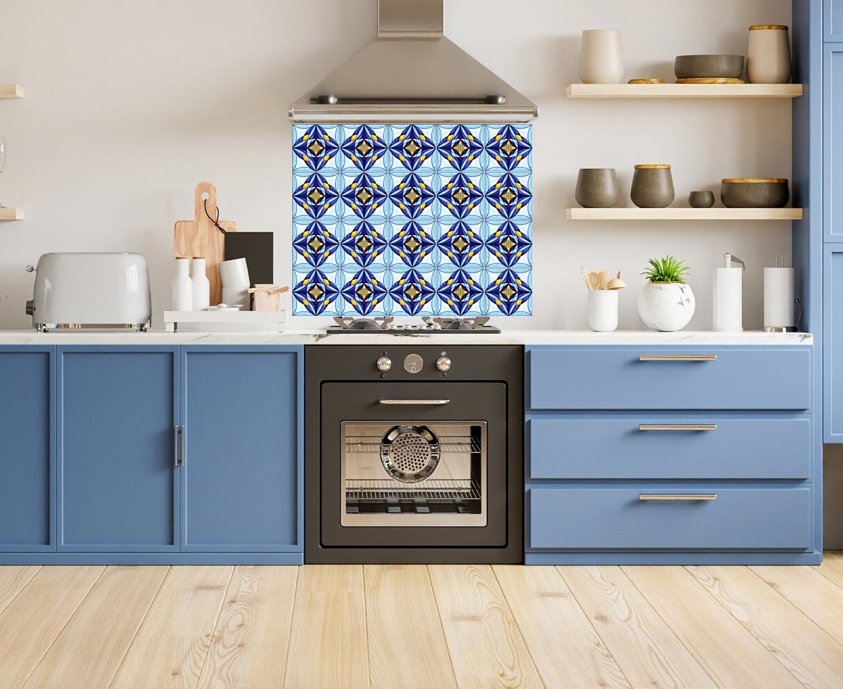 Italian Majolica Tile Design - Set of 2 Italian Wall Ceramic Tiles - Kitchen Backsplash Tiles, Table Decorative Tiles, Bathroom Tiles