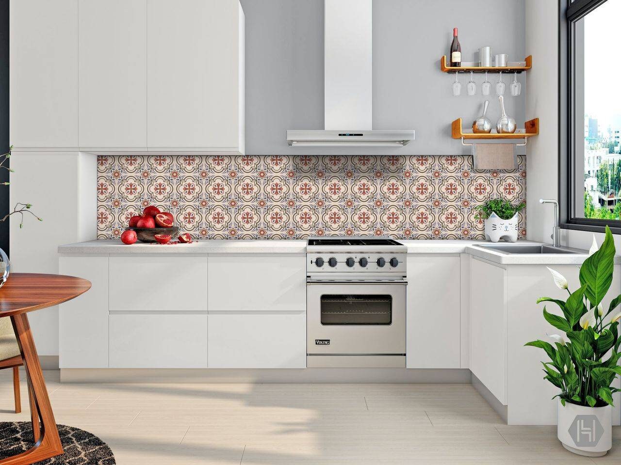 Spanish Ceramic Tiles - Set of 2 Spanish Wall Decor Tiles - Kitchen Backsplash Tiles, Table Decorative Tiles, Bathroom Tiles, Home decor