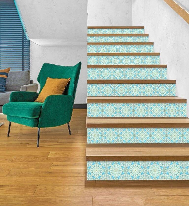 Moroccan Ceramic Tiles - Set of 2 Moroccan Wall Decor Tiles - Kitchen Backsplash Tiles, Table Decorative Tiles, Bathroom Tiles, Coaster