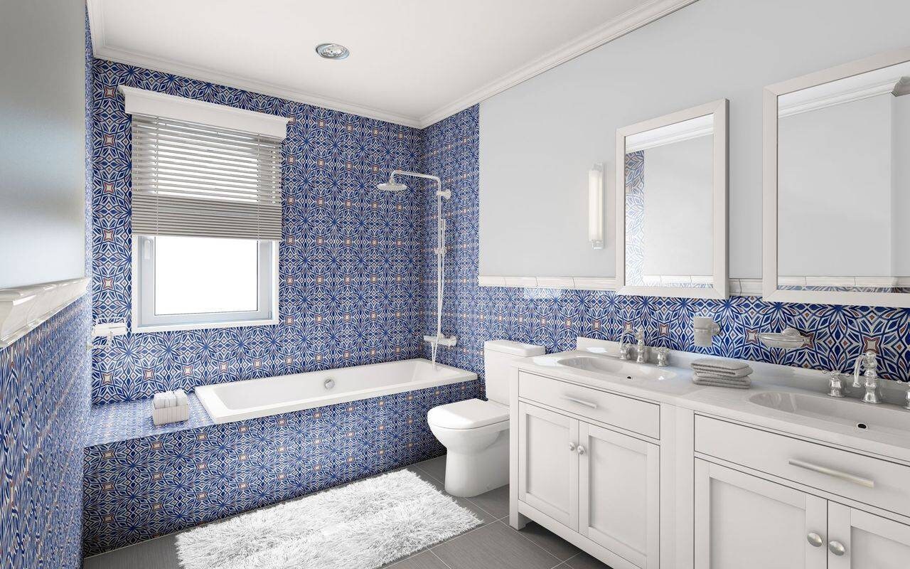 Portuguese Azulejo Tiles - Set of 2 Portuguese Wall Decor Tiles - Kitchen Backsplash Tiles, Table Decorative Tiles, Bathroom Tiles, Coaster