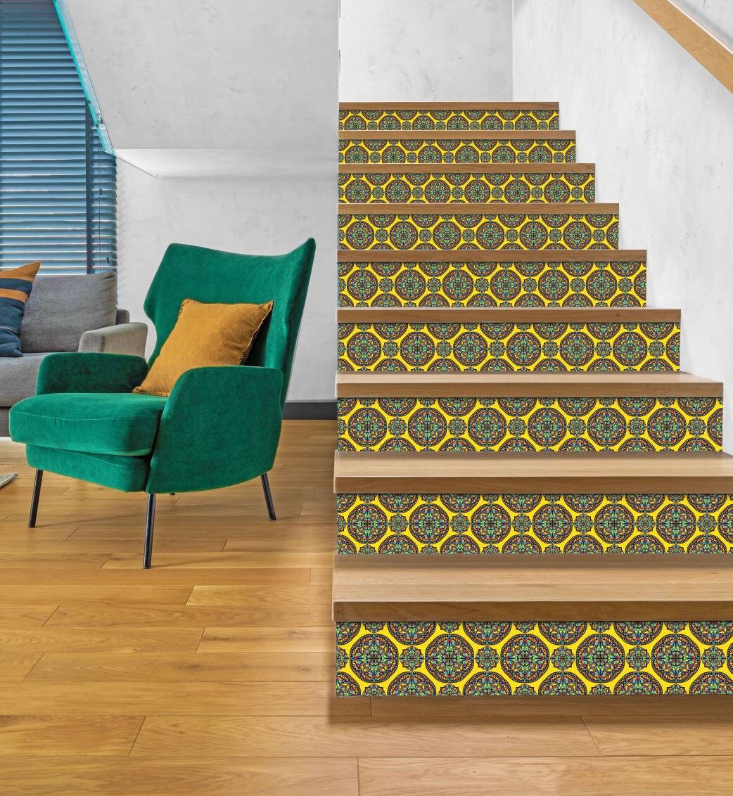 Moroccan Ceramic Tiles - Set of 2 Moroccan Wall Decor Tiles - Kitchen Backsplash Tiles, Table Decorative Tiles, Bathroom Tiles, Coaster