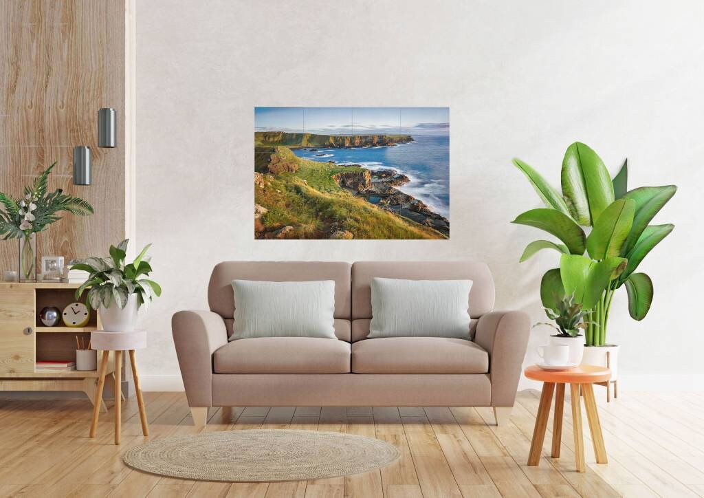 Tile Mural/Mosaic Ceramic Panel of Portnaboe Bay Northern Ireland - Portnaboe Bay print - Ireland Wall Art - Tile Mural - Gloss Tiles