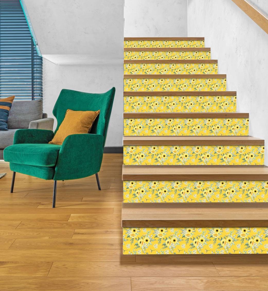 Floral Tiles Flowers Design - Two 6 x 6 inches decorative ceramic tiles