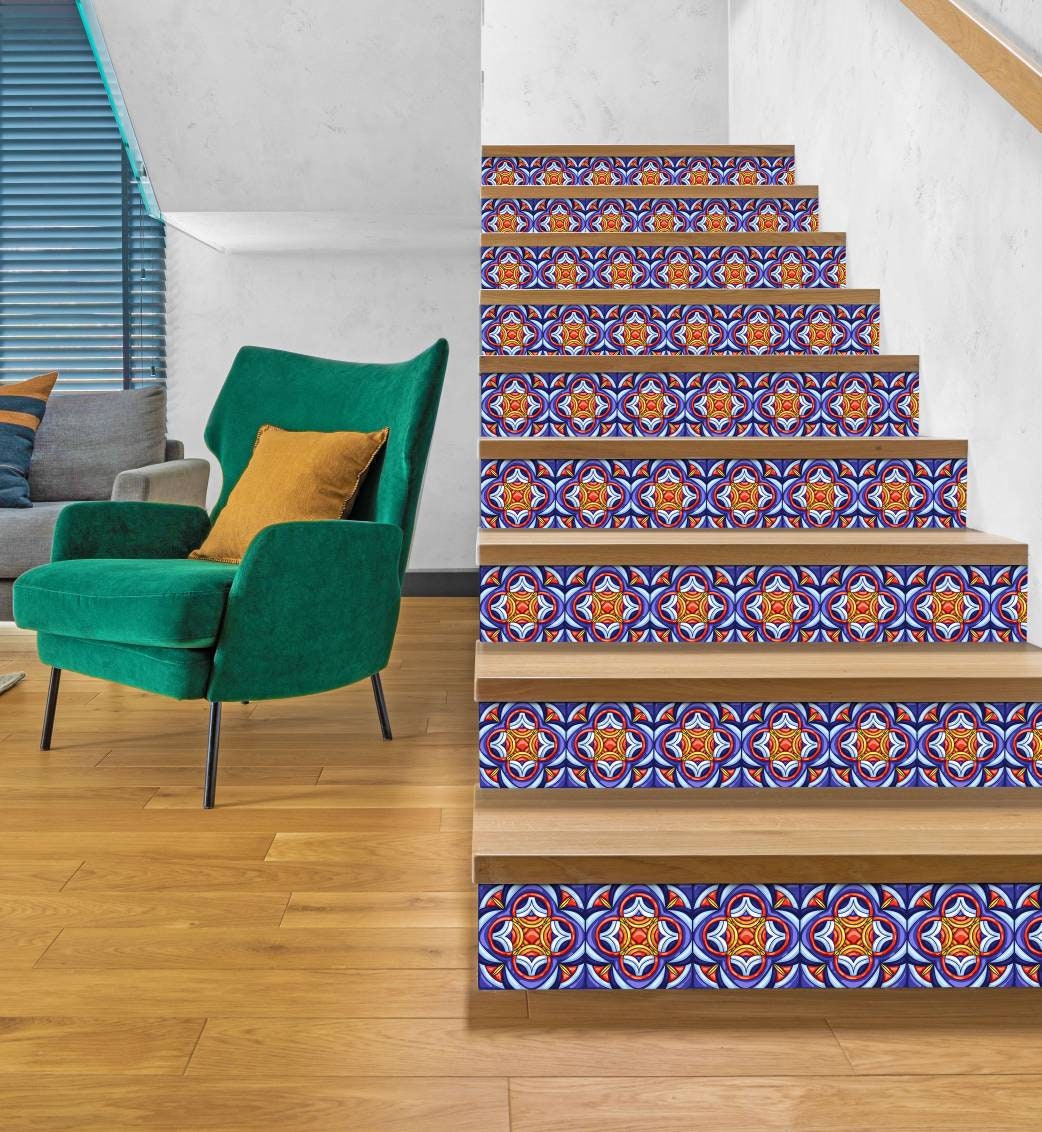 Italian Majolica Ceramic Tiles - Set of 2 Italian Wall Ceramic Tiles - Kitchen Backsplash Tiles, Table Decorative Tiles, Bathroom Tiles