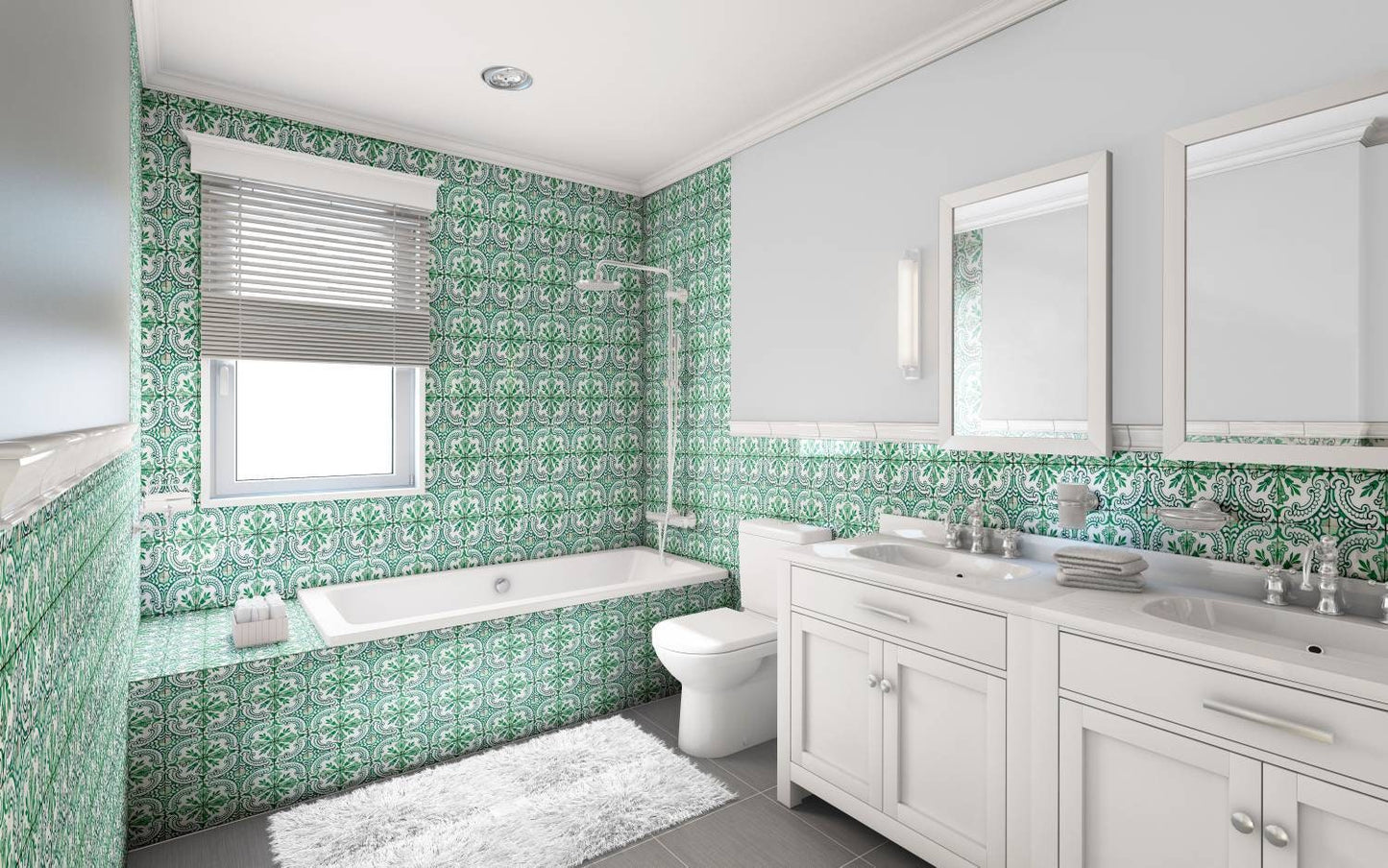 Portuguese Azulejo Tiles - Set of 2 Portuguese Wall Decor Tiles - Kitchen Backsplash Tiles, Table Decorative Tiles, Bathroom Tiles, Coaster