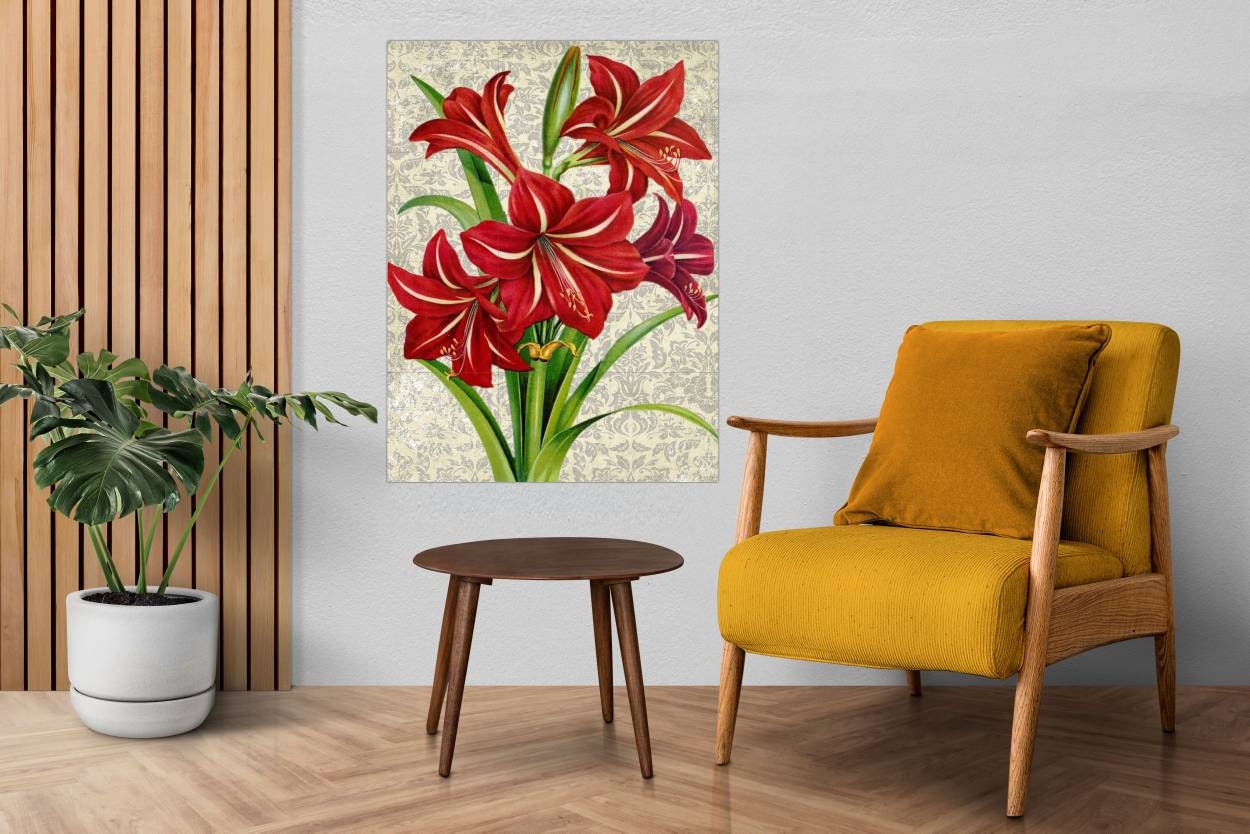 Tile Mural/Mosaic Ceramic of Watercolor Flowers Painting - Wall Art - Floral Tile Mural - Gloss Tiles - Flower Tile Mosaic - Flower Mural