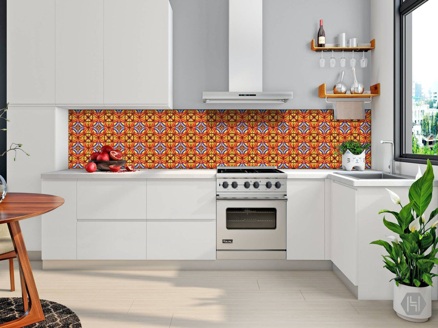 Italian Majolica Ceramic Tiles - Set of 2 Italian Wall Decor Tiles - Kitchen Backsplash Tiles, Table Decorative Tiles, Bathroom Tiles