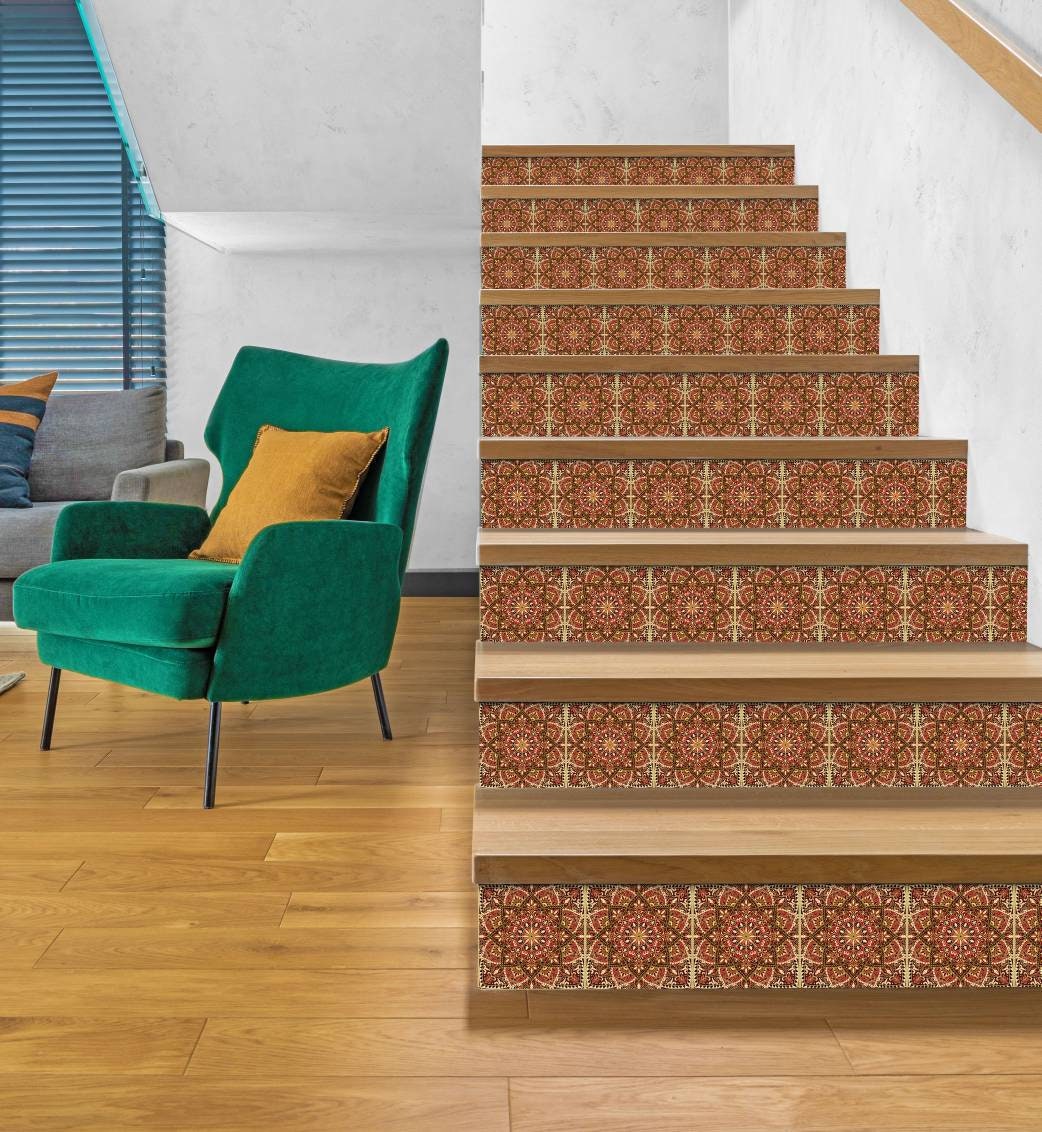 Moroccan Ceramic Tiles - Set of 2 Moroccan Wall Decor Tiles - Kitchen Backsplash Tiles, Table Decorative Tiles, Bathroom Tiles, Coaster