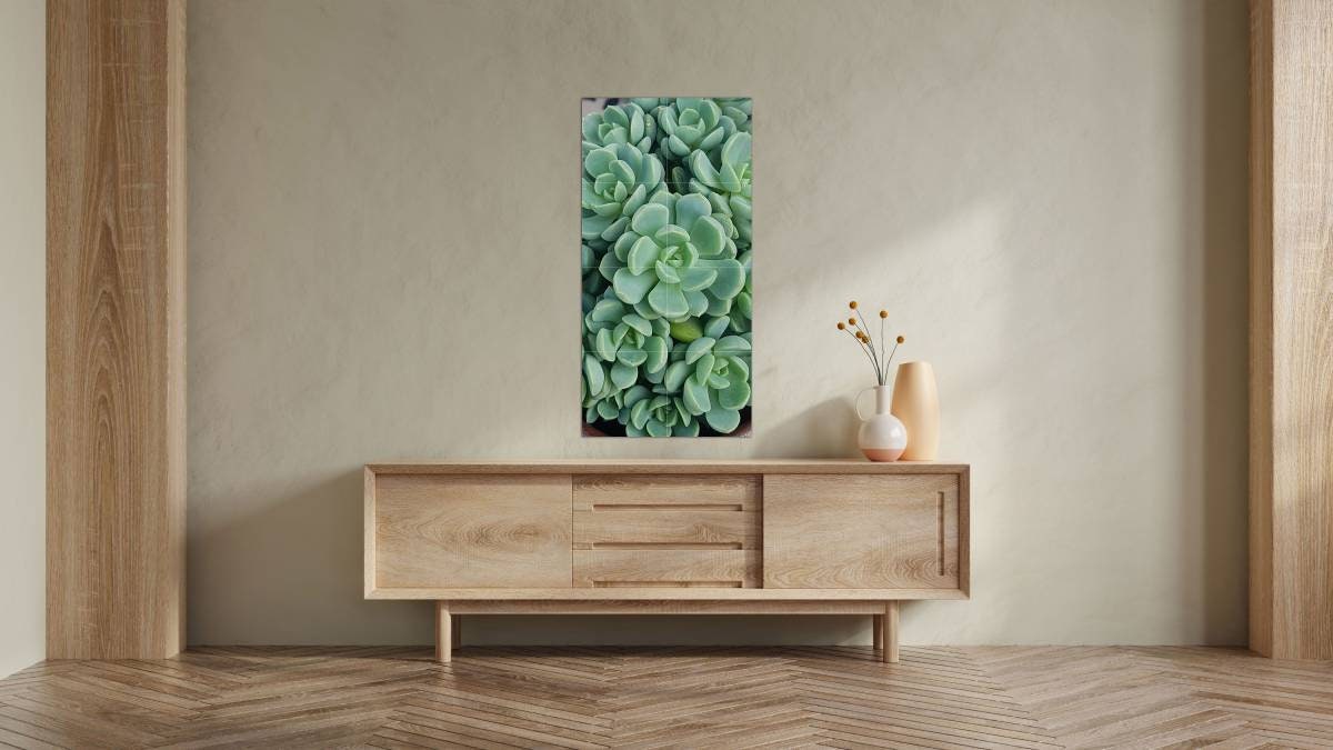 Tile Mural/Mosaic Ceramic Panel of a Cactus - Cactus wall print - Cactus Home Decor - Plant Tile Mural - Gloss Tiles - Accent tiles