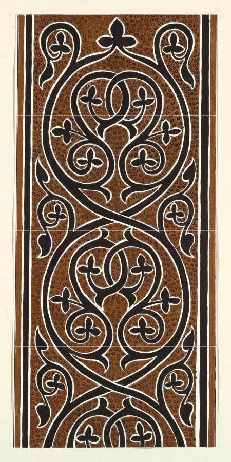 Tile Mural/Mosaic Ceramic Panel of Byzantine Ornament - Elizabeth A Nedwill Art - Home Decor - Tile Mural - Floral decor tiles - Tile Mosaic