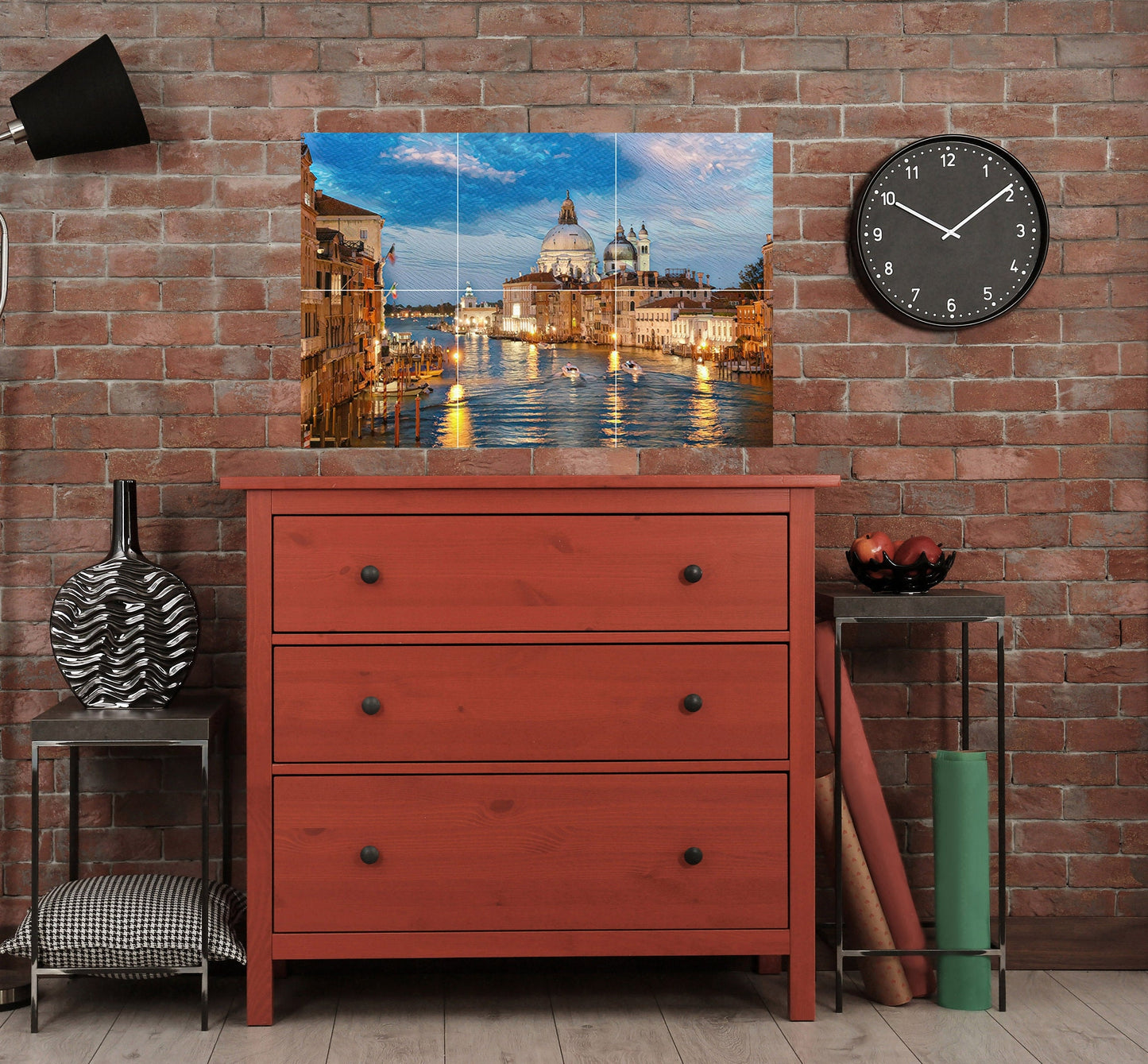 Tile Mural/Mosaic Ceramic Panel of Venice - Canale Grande print - Venice print - Kitchen Backsplash - Tile Mural - Gloss Tiles - Tile Mosaic