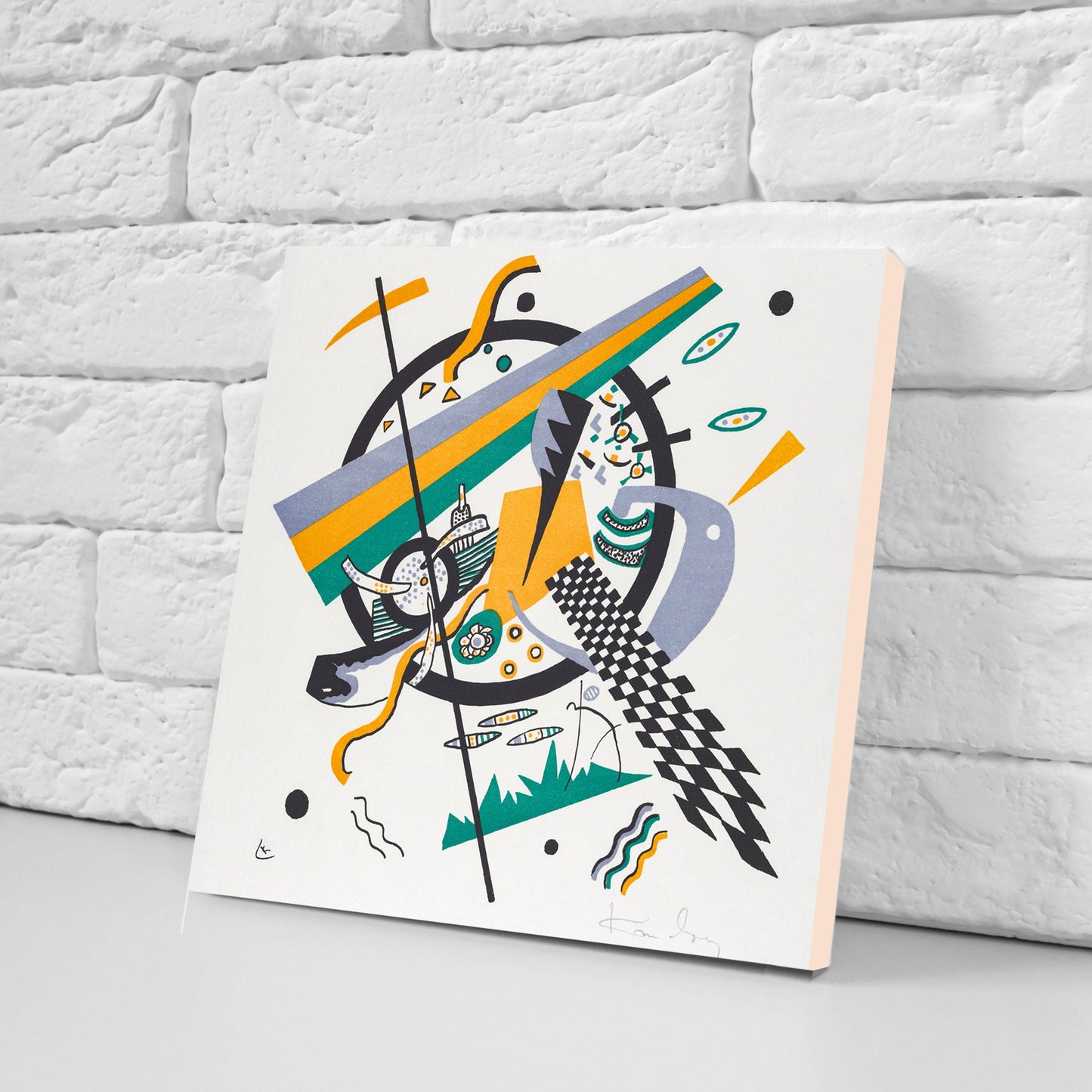 Wassily Kandinsky Set of 3 Ceramic tiles, Ceramic Decor Tiles, Kitchen Backsplash Tiles, Bathroom Tiles, Kandinsky wall art, Kandinsky print