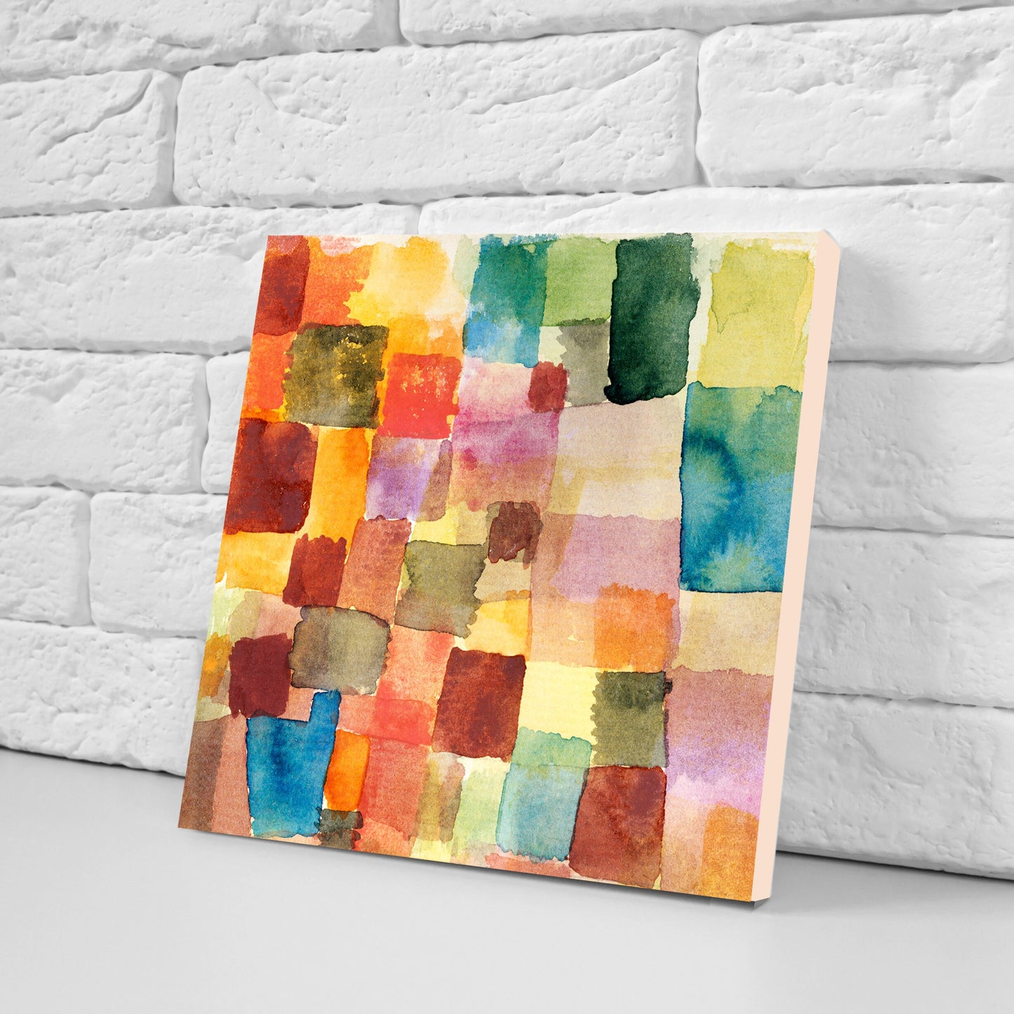 Paul Klee Set of 3 Ceramic tiles, Ceramic Decor Tiles, Kitchen Backsplash Tiles, Bathroom Tiles, Paul Klee wall art, Paul Klee print