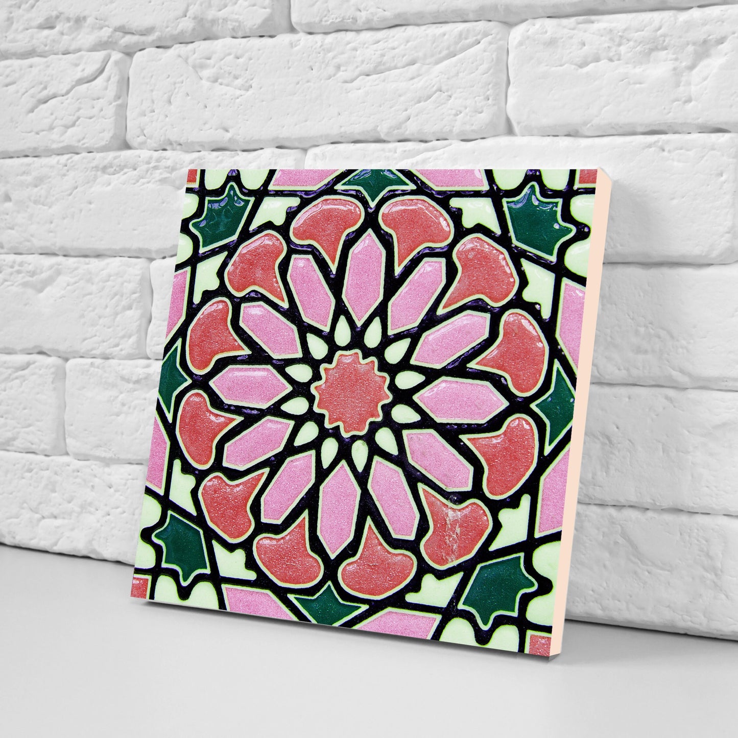 Portuguese Azulejo Tiles - Set of 2 Portuguese Wall Decor Tiles - Kitchen Backsplash Tiles, Table Decorative Tiles, Bathroom Tiles, Coaster