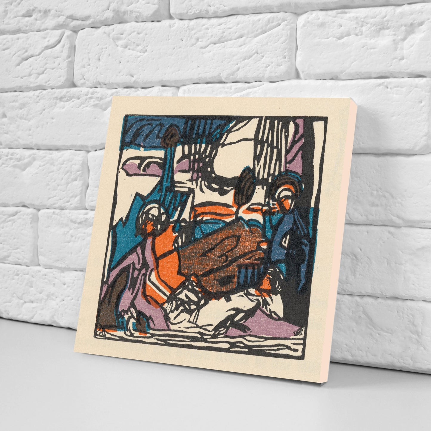 Wassily Kandinsky Set of 3 Ceramic tiles, Ceramic Decor Tiles, Kitchen Backsplash Tiles, Bathroom Tiles, Kandinsky wall art, Kandinsky print