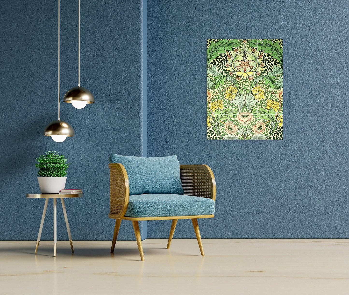 Art Nouveau Floral Ceramic Tile Mural/Mosaic -Art Nouveau Wall Decor Tiles -Kitchen Backsplash Tiles, Table Decorative Tiles, Bathroom Tiles