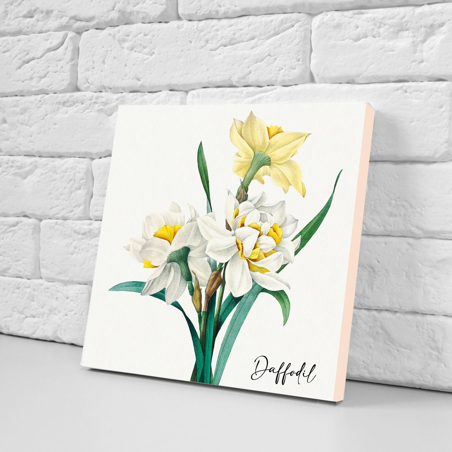 Vintage Botanical Print Ceramic Tiles - Set of 3 Ceramic Decor Tiles - Kitchen Backsplash Tiles, Bathroom Tiles, Botanical wall art