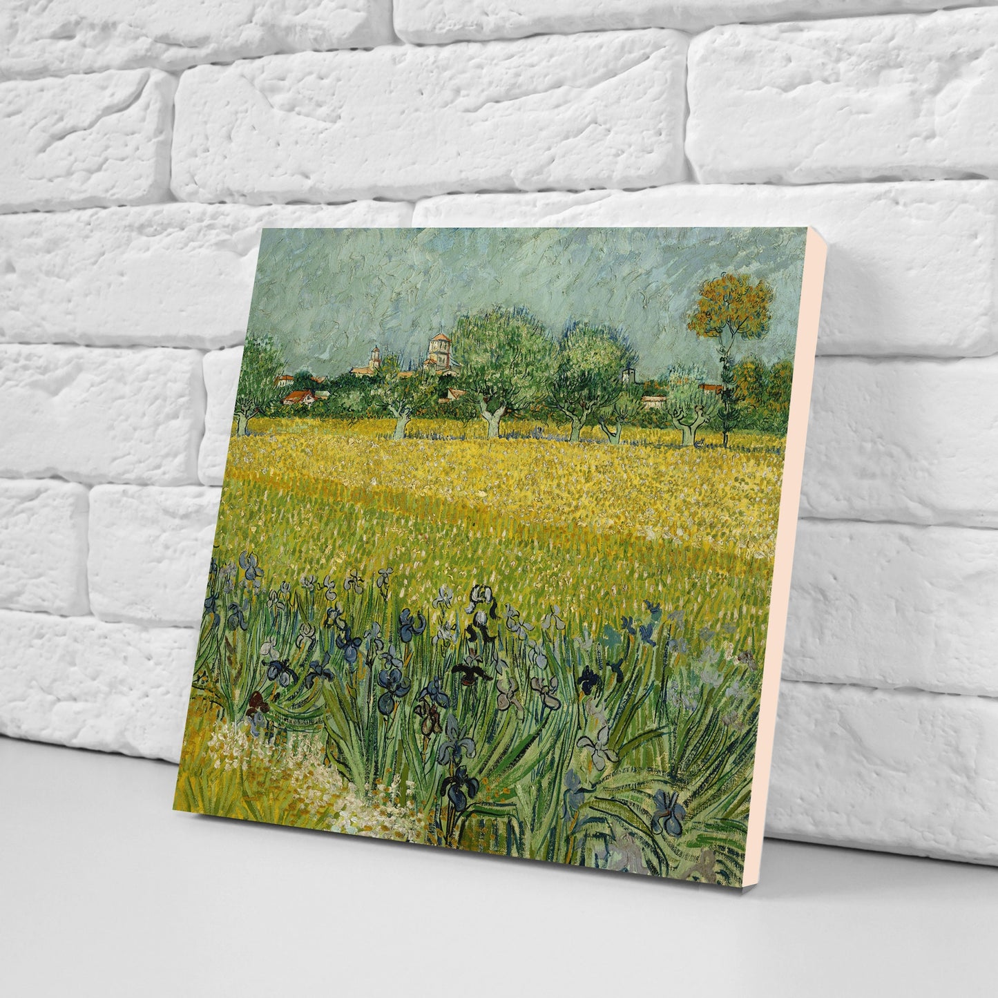 Van Gogh Set of 3 Ceramic tiles, Ceramic Decor Tiles, Kitchen Backsplash Tiles, Bathroom Tiles, Van Gogh wall art, Van Gogh print