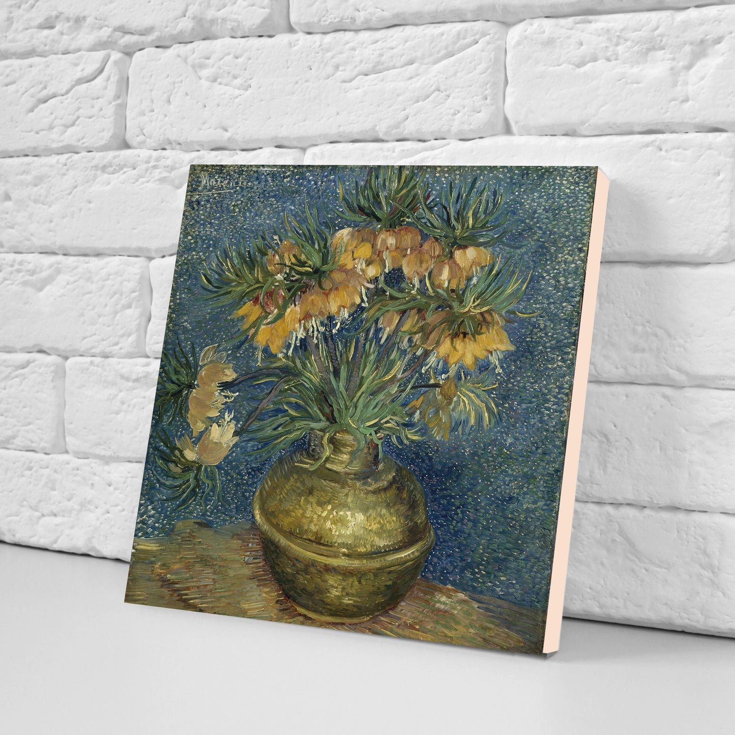 Van Gogh Set of 3 Ceramic tiles, Ceramic Decor Tiles, Kitchen Backsplash Tiles, Bathroom Tiles, Van Gogh wall art, Van Gogh print