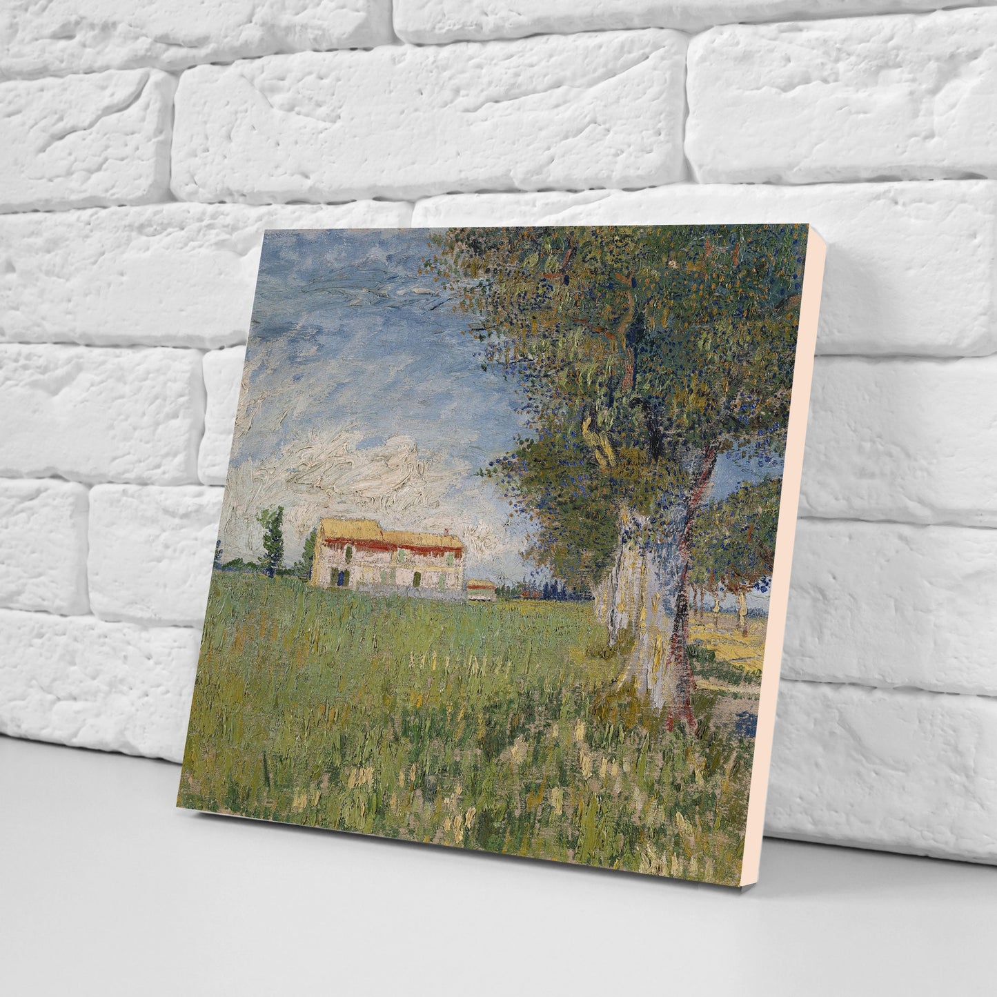 Van Gogh Set of 3 Ceramic tiles, Ceramic Decor Tiles, Kitchen Backsplash Tiles, Bathroom Tiles, Van Gogh wall art, Van Gogh print