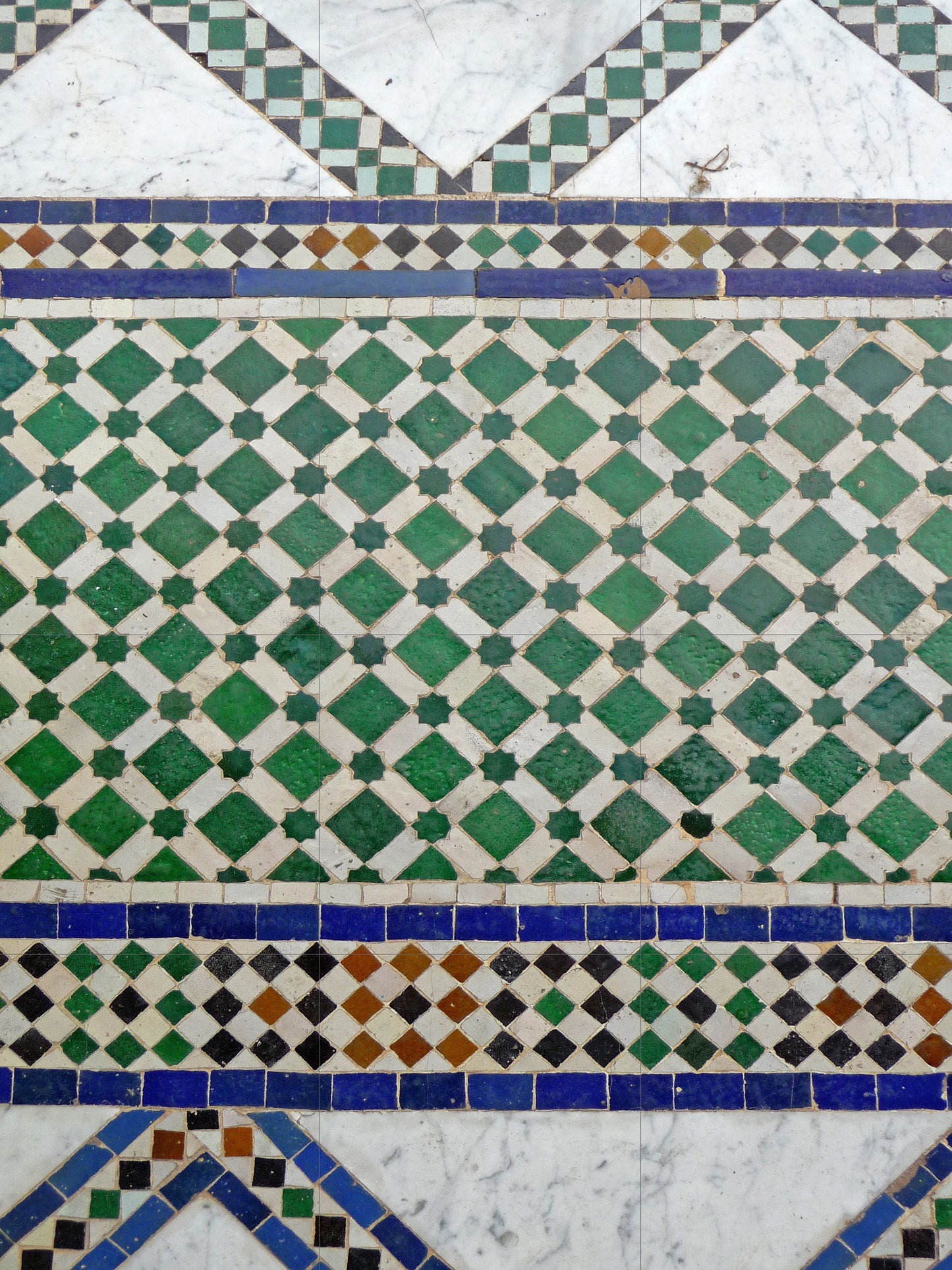 Tile Mural/Mosaic Ceramic Panel of Arabic Pattern - Islamic Print- Arabic Home Decor - Arabic Tile Mural - Tile Mosaic - Arabic Architecture