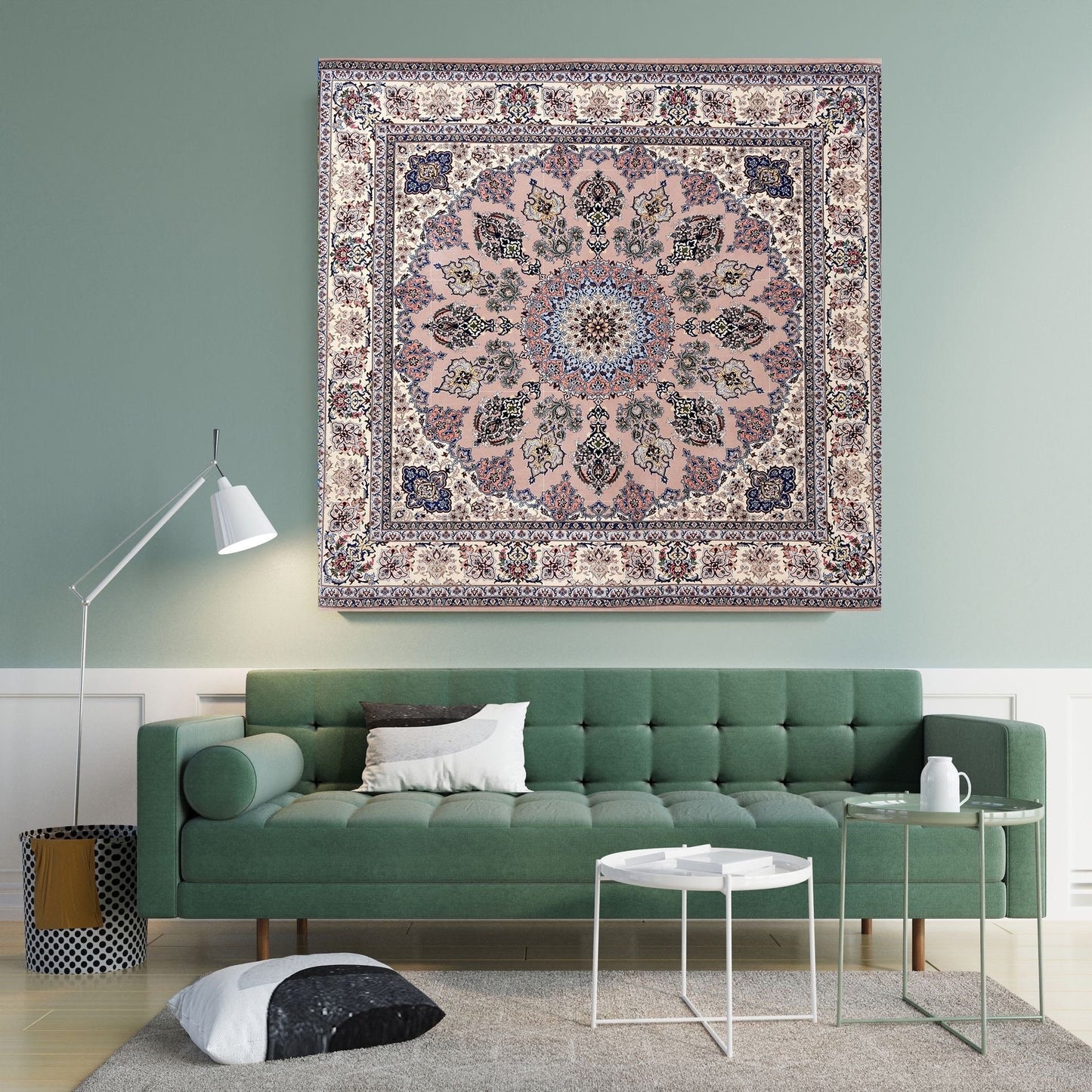 Tile Mural/Mosaic Ceramic Panel of Arabic Pattern -Arabic art decor -Moroccan Wall Art - Tile Mural -Home Decor -Tile Mosaic- Moroccan decor