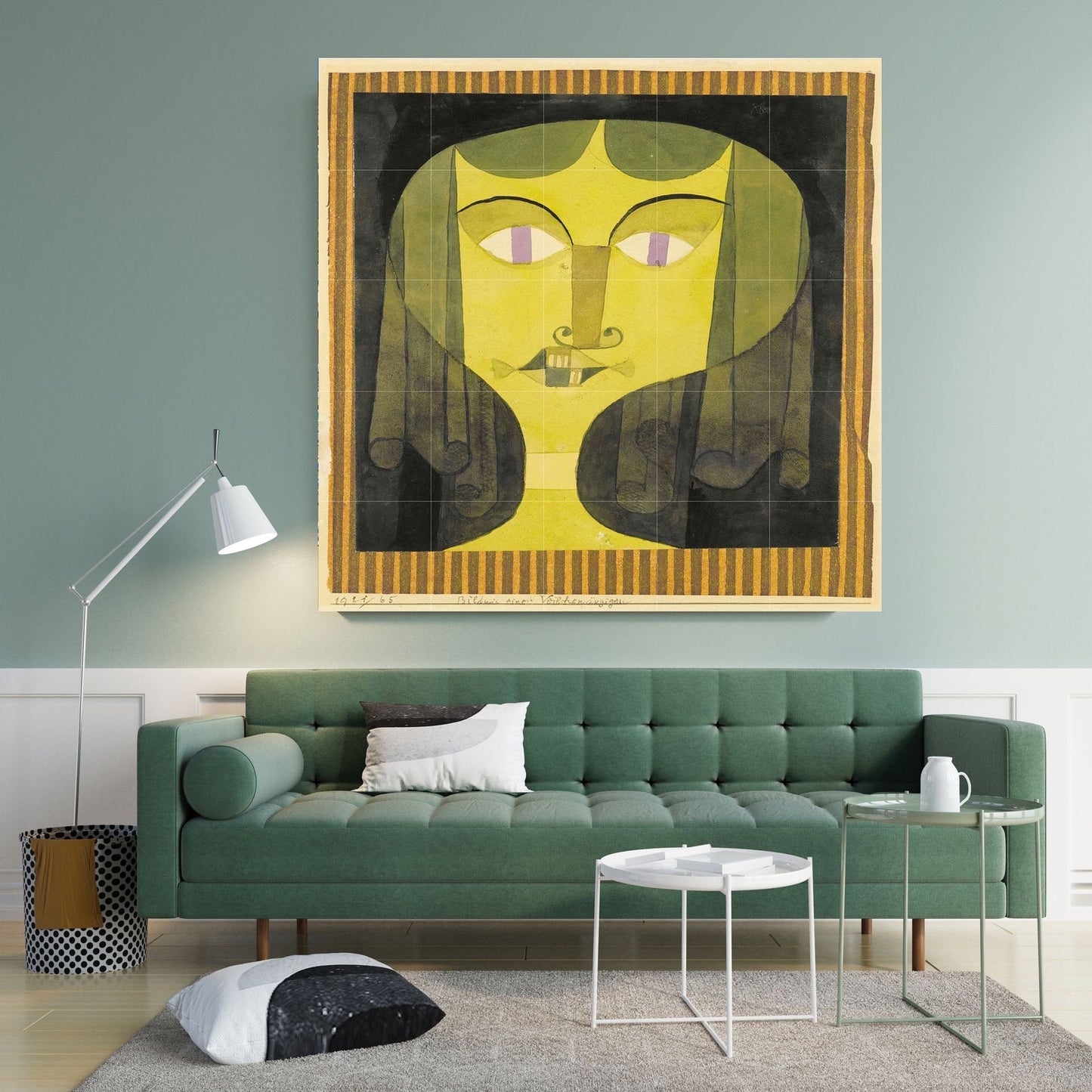 Tile Mural/Mosaic Ceramic Panel of Paul Klee Painting Print -Paul Klee Wall Art - Paul Klee Wall Decal -Klee Print -Gloss Tiles - Klee Tiles