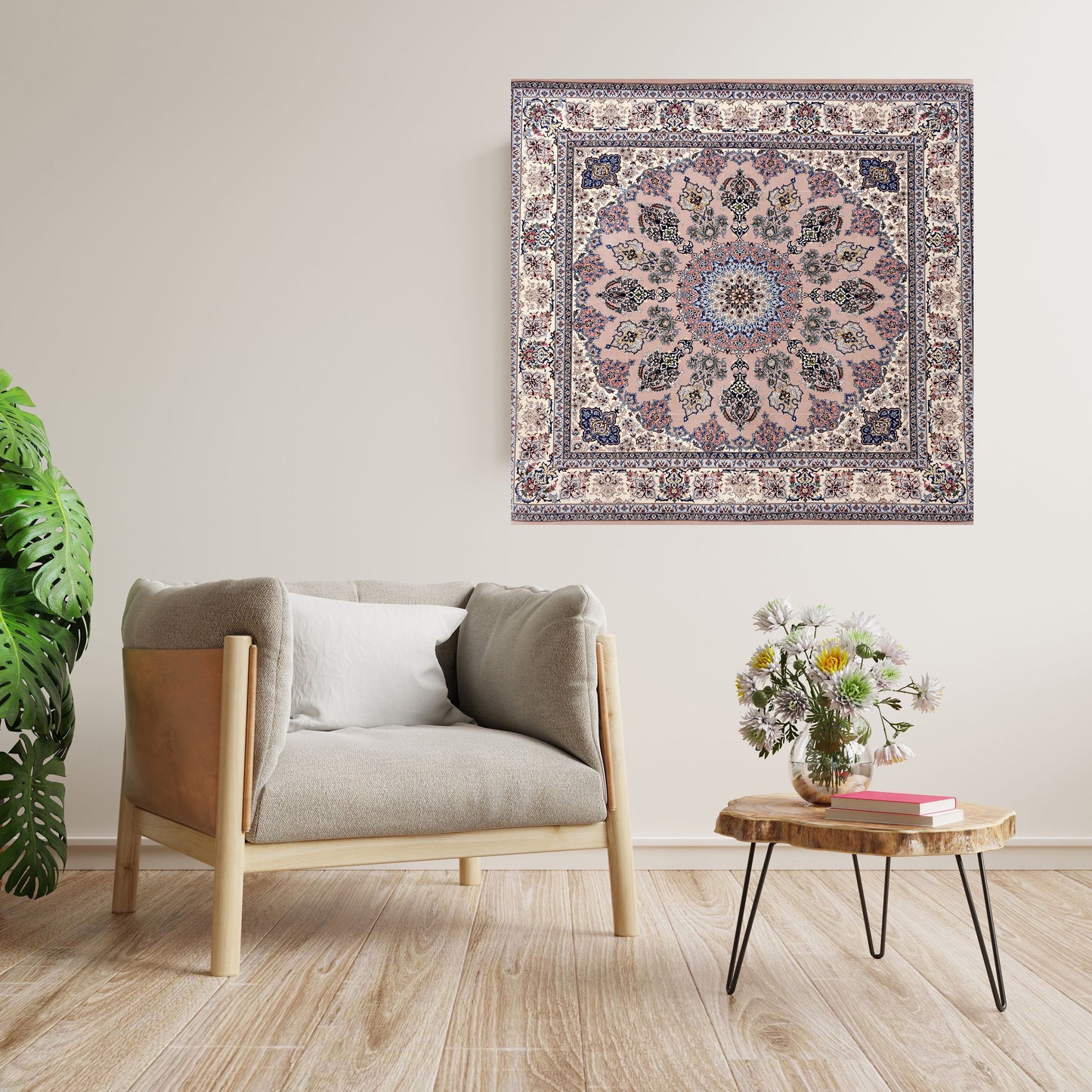 Tile Mural/Mosaic Ceramic Panel of Arabic Pattern -Arabic art decor -Moroccan Wall Art - Tile Mural -Home Decor -Tile Mosaic- Moroccan decor