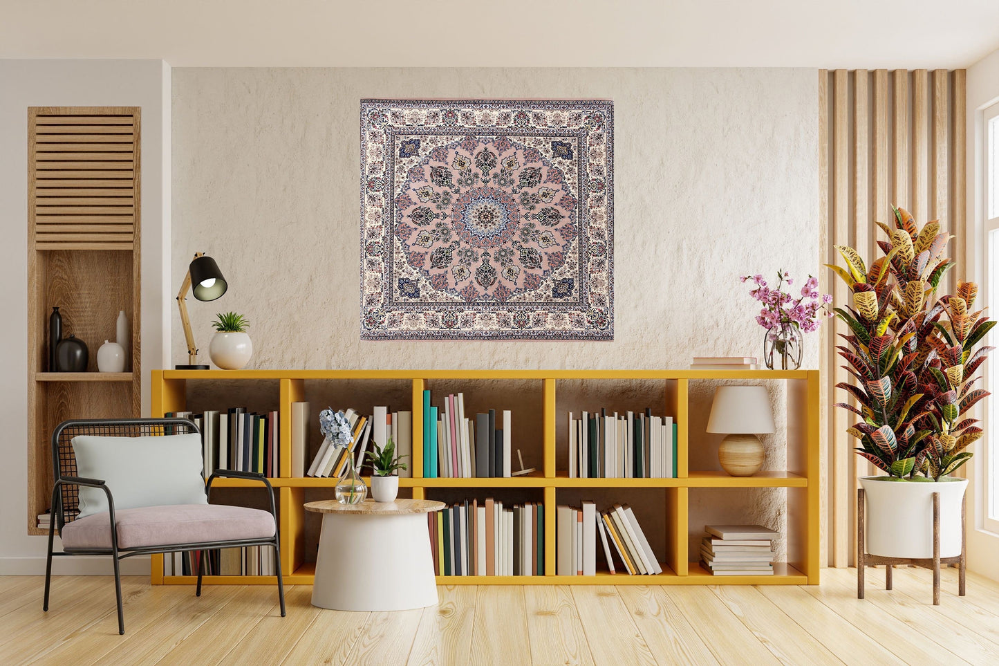 Tile Mural/Mosaic Ceramic Panel of Arabic Pattern -Arabic art decor -Moroccan Wall Art - Tile Mural -Home Decor -Tile Mosaic- Moroccan decor