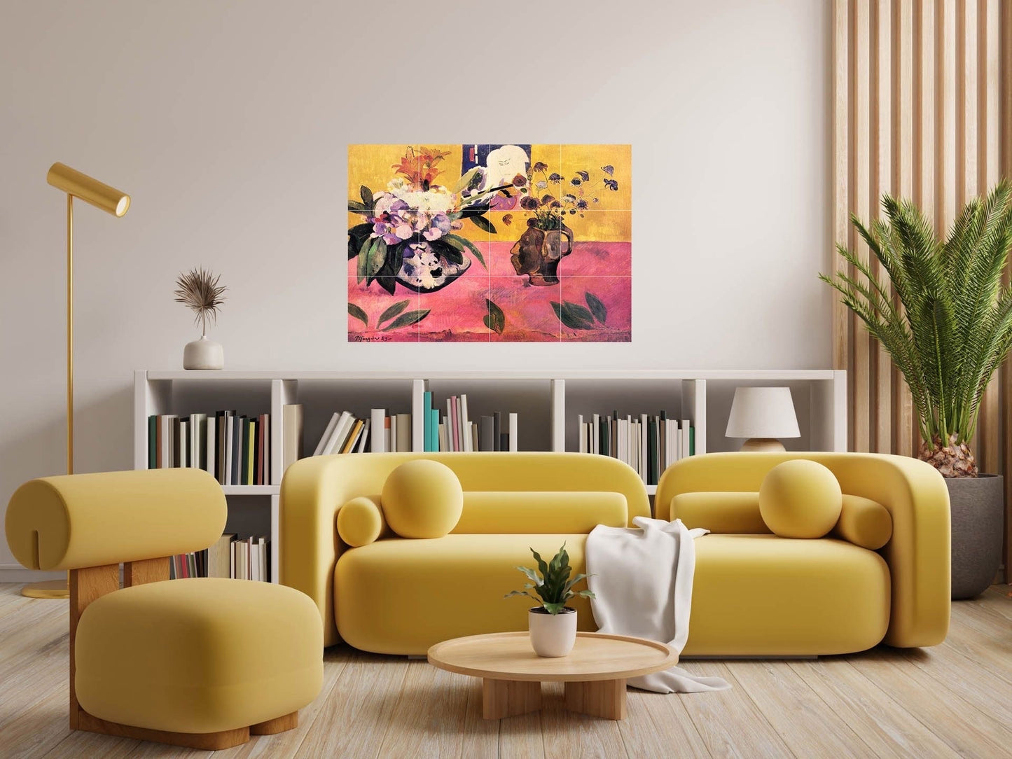 Tile Mural/Mosaic Ceramic Panel of Paul Gauguin Still Life - Gauguin Painting - Gauguin Wall Art - Flower Mural - Gauguin Art Print