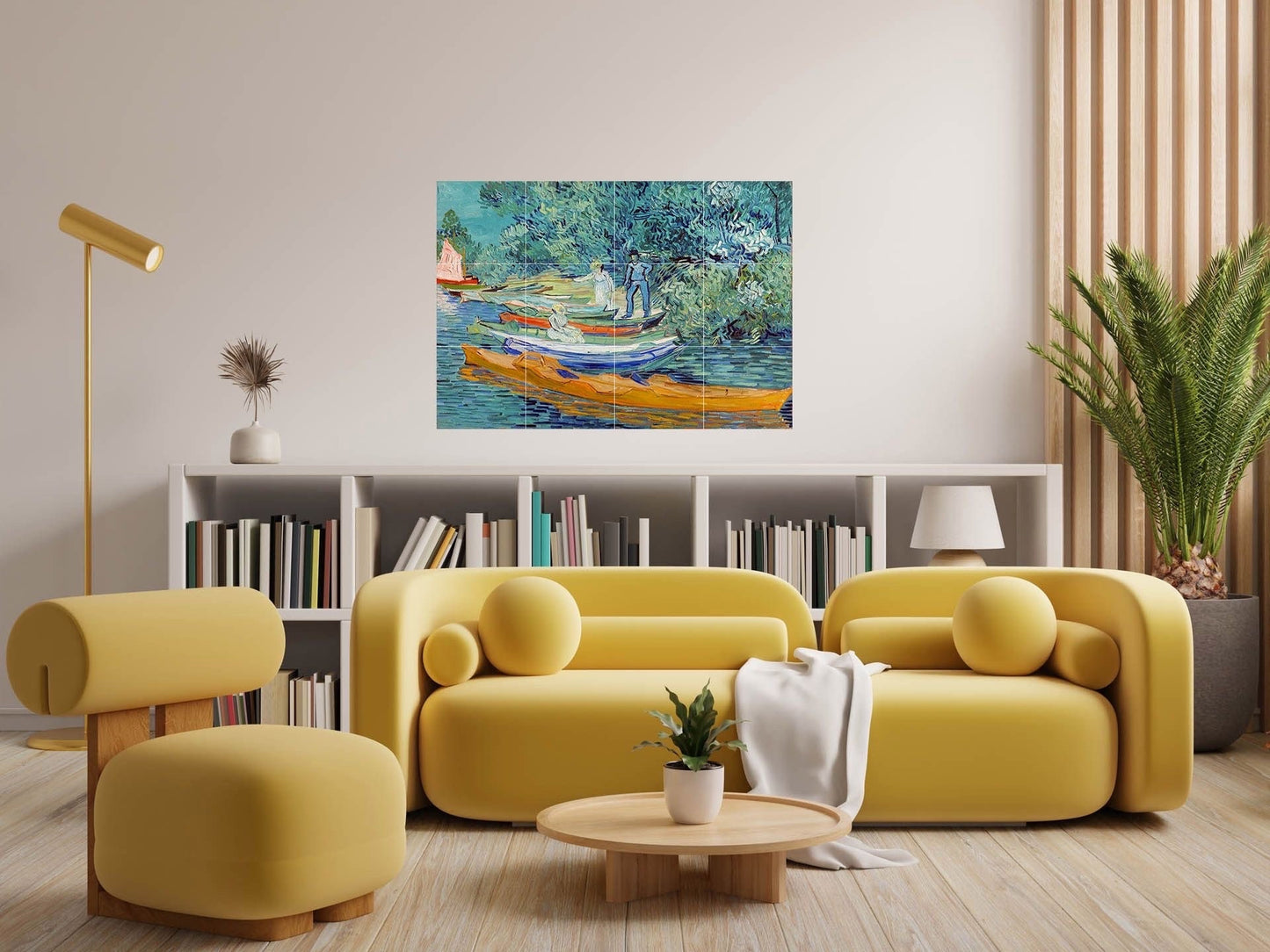 Tile Mural/Mosaic Ceramic Panel of Vincent Van Gogh Painting - Van Gogh Prints - Van Gogh Wall Art - Van Gogh Painting - Van Gogh Art Mural