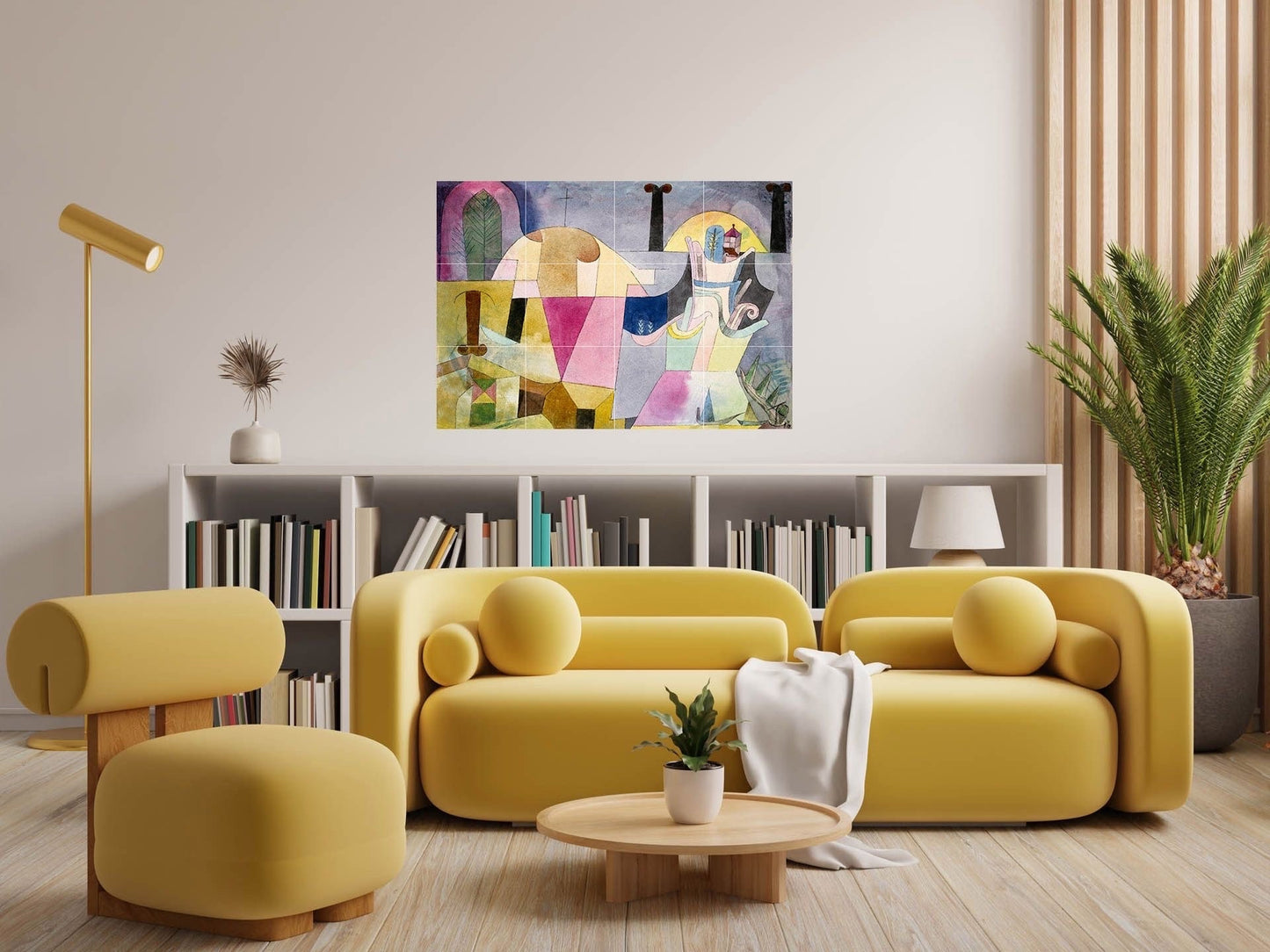 Tile Mural/Mosaic Ceramic Panel of Paul Klee Painting - Paul Klee Print - Paul Klee Wall Art - Paul Klee Wall Decal - Klee Prints