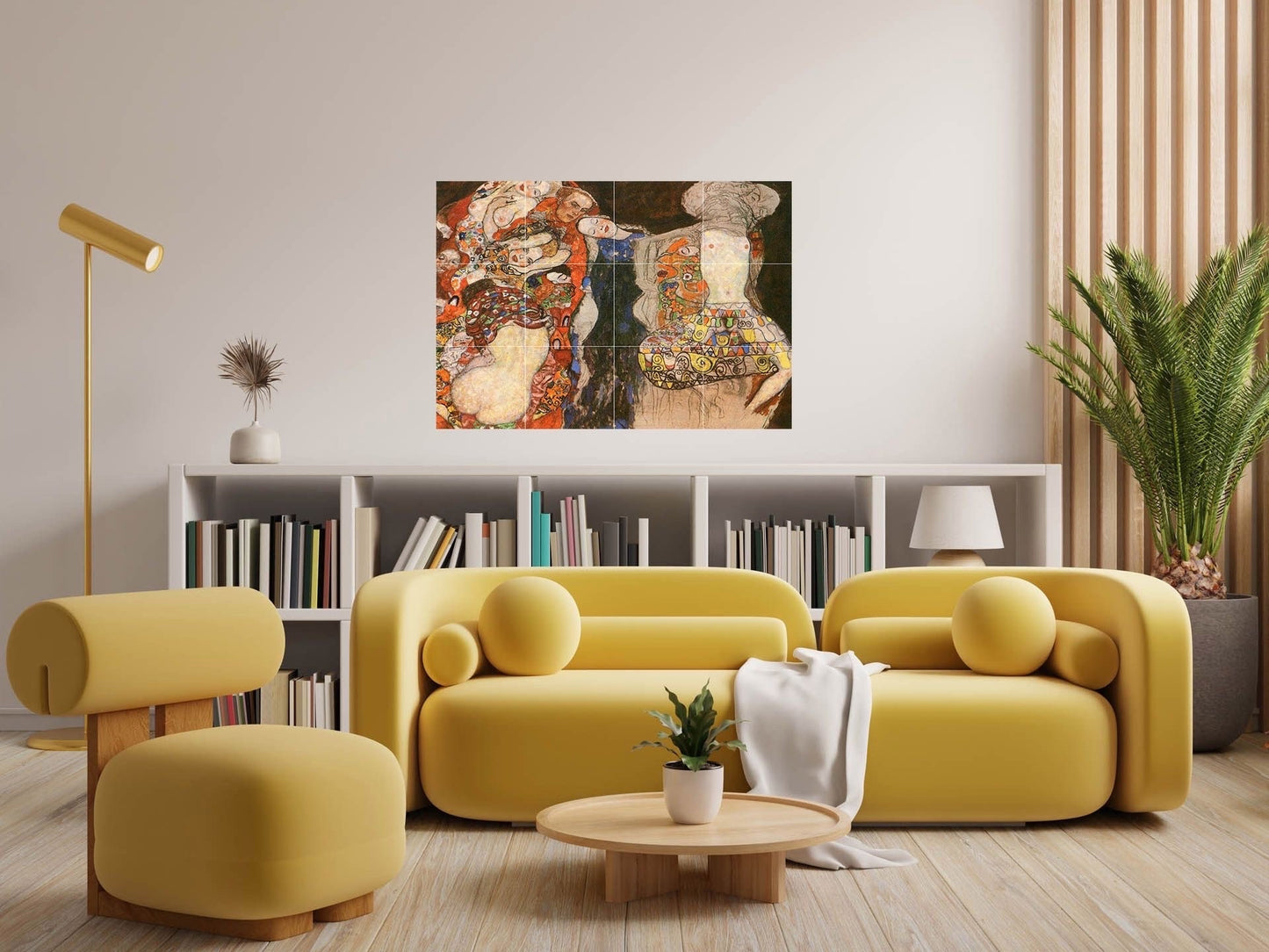 Tile Mural/Mosaic Ceramic Panel of Gustav Klimt The Bride - Klimt Wall Art - Klimt Print - The Bride Klimt Painting Print -Klimt Painting