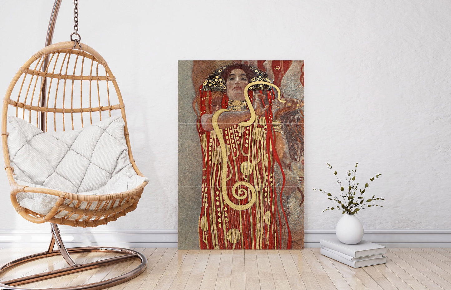 Tile Mural/Mosaic Ceramic Panel of Gustav Klimt Hygieia - Klimt Wall Art - Klimt Art Prints - Klimt Painting - Gustav Klimt Mural