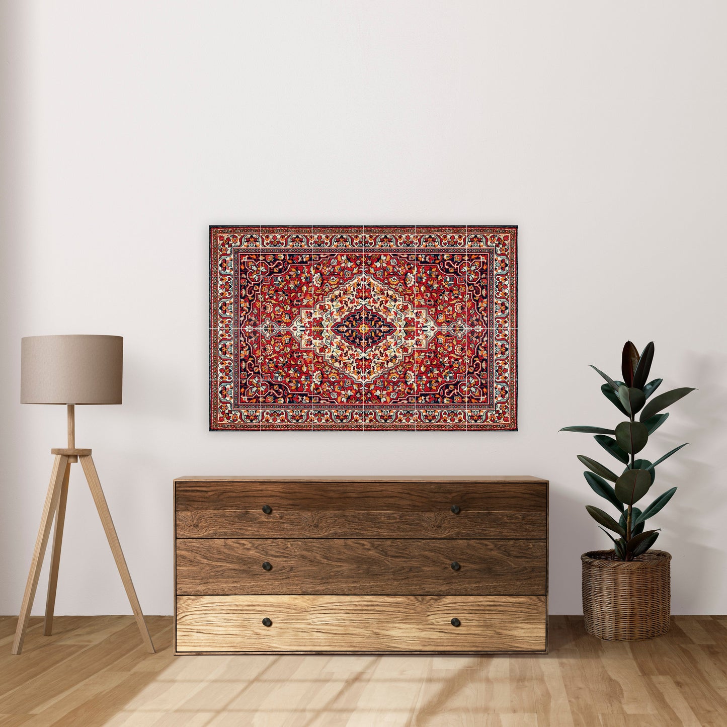 Tile Mural/Mosaic Ceramic Panel of Arabic Pattern - Arabic art decor - Islamic Art - Arabesque art - Tile Mural - Home Decor -Tile Mosaic