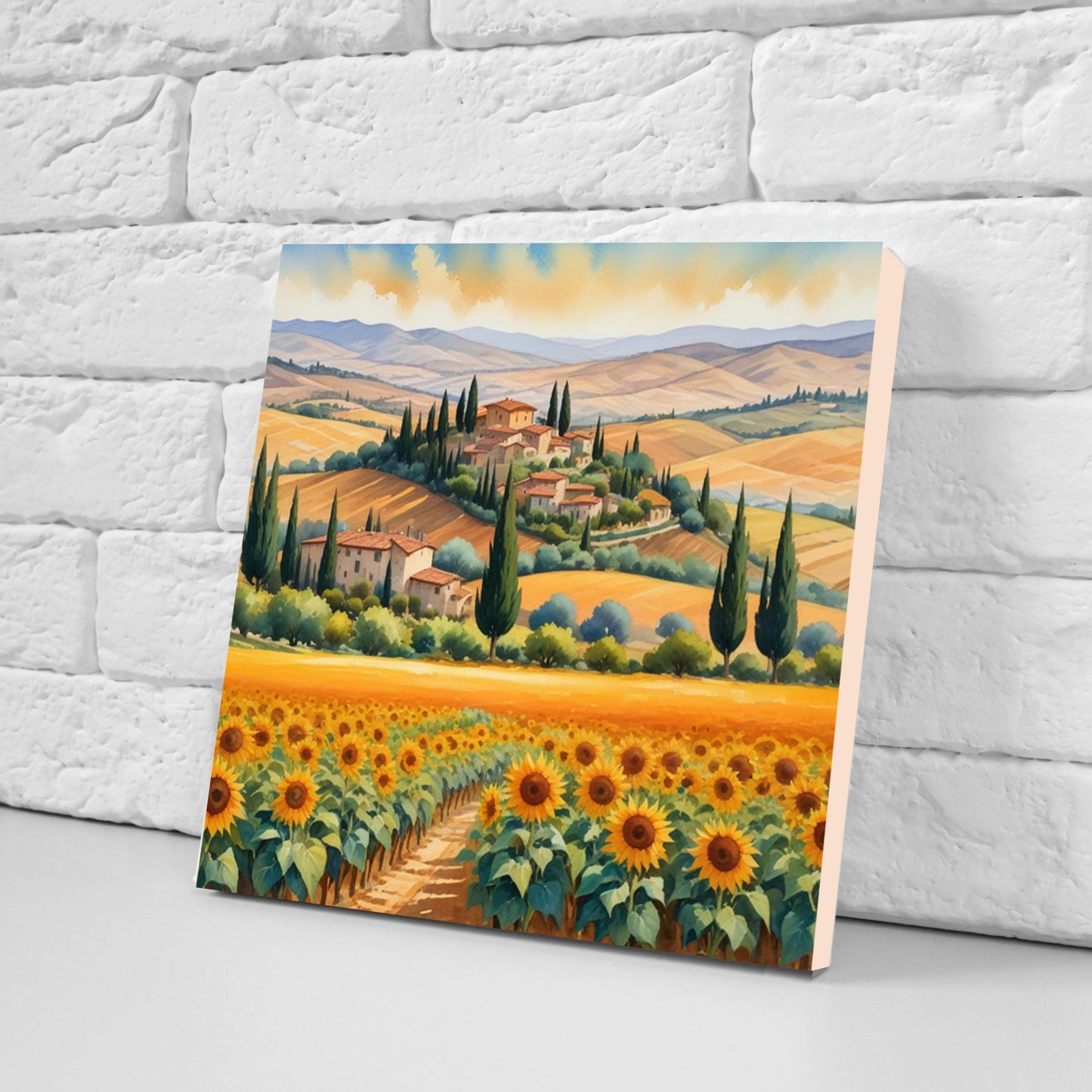 Tuscany Ceramic tiles - Set of 3 Tuscany Wall Decor Tiles - Kitchen Backsplash Tiles, Bathroom Tiles, Tuscany ceramics, Shower tiles