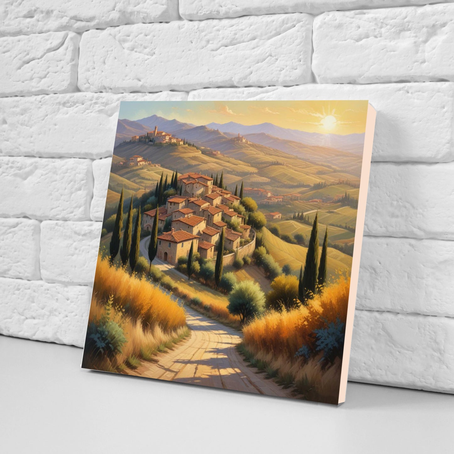 Tuscany Ceramic tiles - Set of 3 Tuscany Wall Decor Tiles - Kitchen Backsplash Tiles, Bathroom Tiles, Tuscany ceramics, Shower tiles