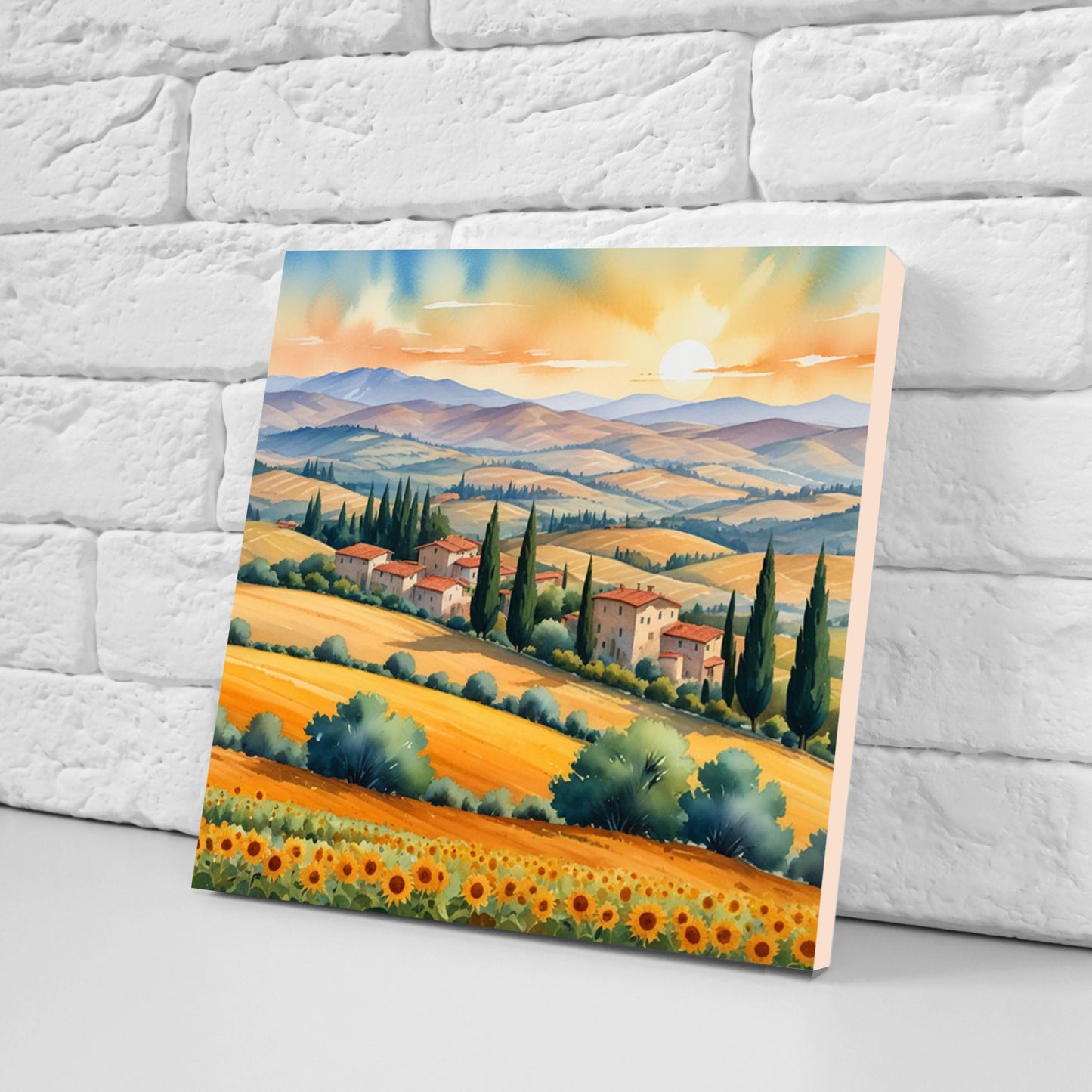 Tuscany Ceramic tiles - Set of 3 Tuscany Wall Decor Tiles - Kitchen Backsplash Tiles, Bathroom Tiles, Tuscany ceramics, Shower tiles