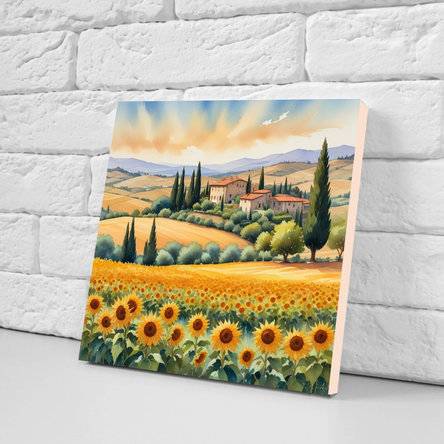 Tuscany Ceramic tiles - Set of 3 Tuscany Wall Decor Tiles - Kitchen Backsplash Tiles, Bathroom Tiles, Tuscany ceramics, Shower tiles
