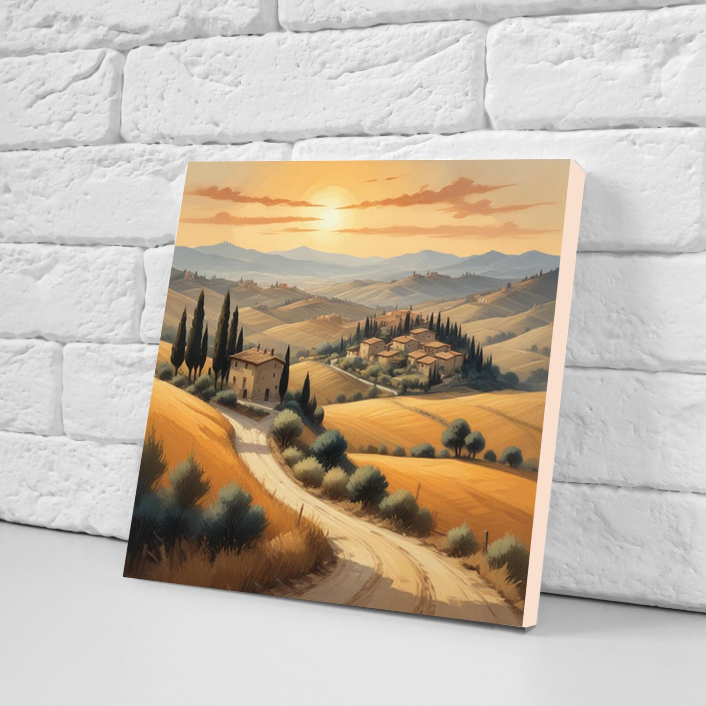 Tuscany Ceramic tiles - Set of 3 Tuscany Wall Decor Tiles - Kitchen Backsplash Tiles, Bathroom Tiles, Tuscany ceramics, Shower tiles