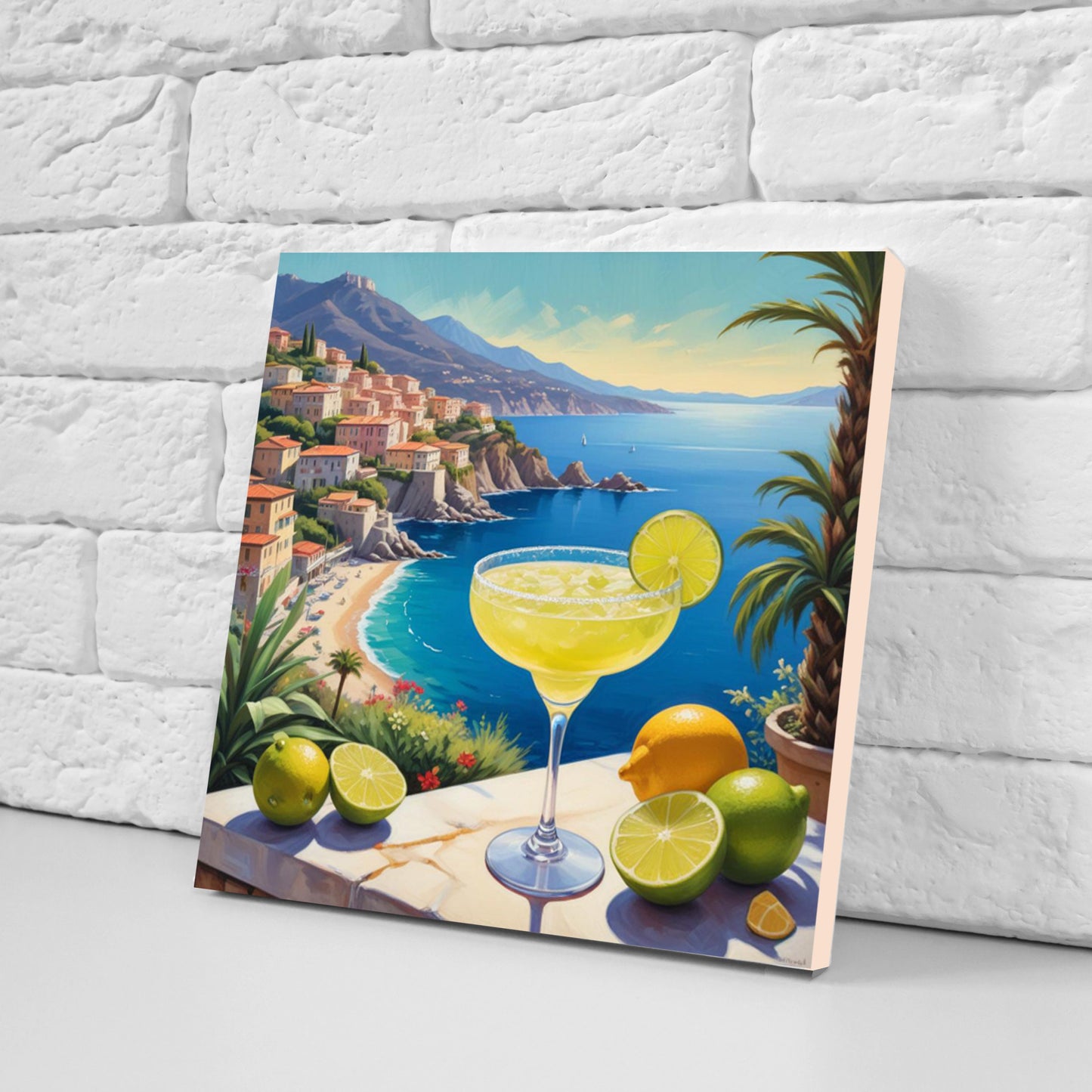 Italian Majolica Tiles - Set of 3 Italian Wall Decor Tiles - Kitchen Backsplash Tiles, Table Decorative Tiles, Bathroom Tiles, Coaster