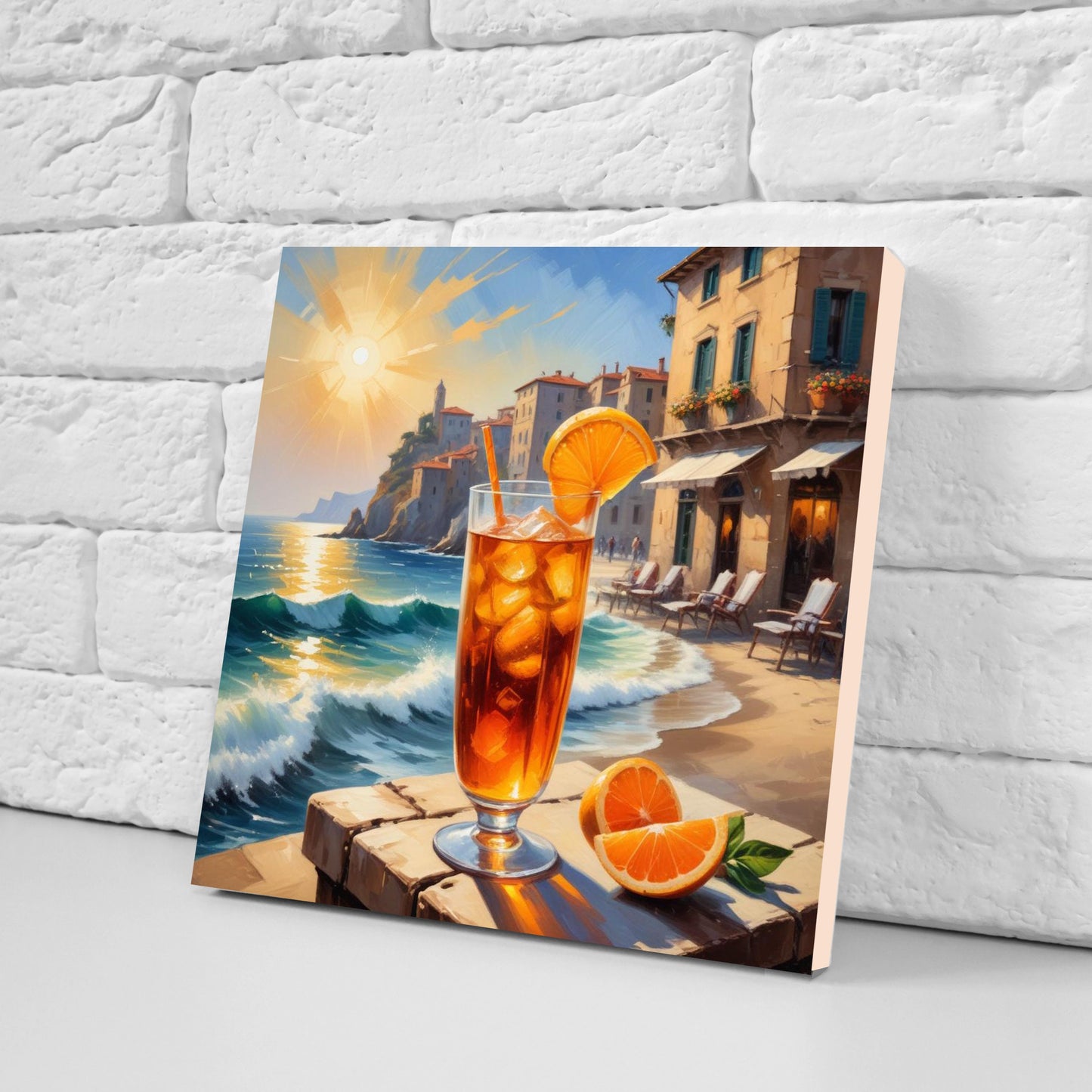 Italian Majolica Tiles - Set of 3 Italian Wall Decor Tiles - Kitchen Backsplash Tiles, Table Decorative Tiles, Bathroom Tiles, Coaster