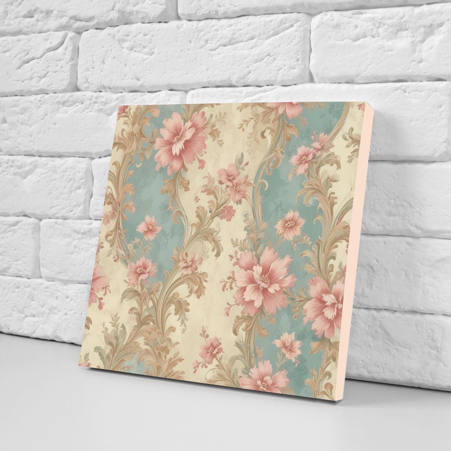 Victorian Tiles - Set of 2 Victorian Wall Decor Ceramic Tiles - Kitchen Backsplash Tiles, Table Decorative Tiles, Bathroom Tiles, Coaster