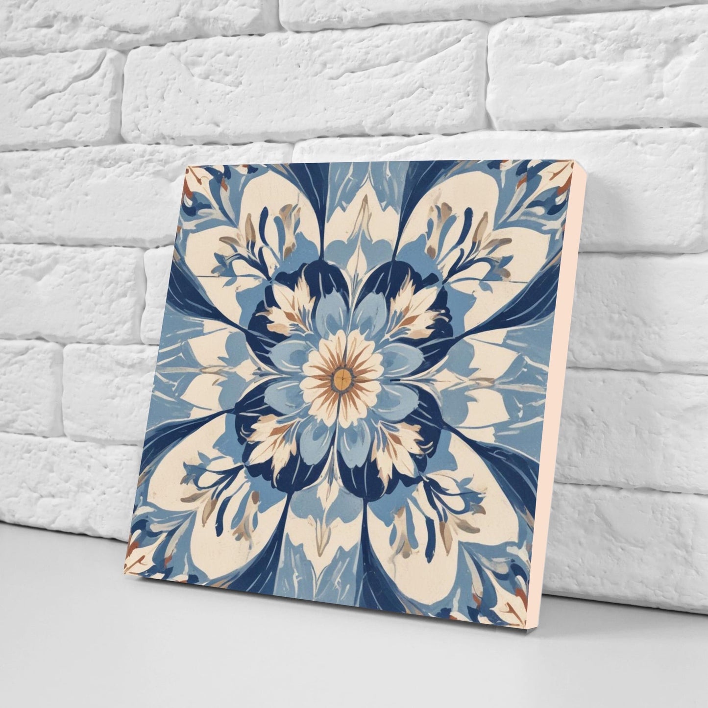Spanish Ceramic Tiles - Set of 2 Spanish Wall Decor Tiles - Kitchen Backsplash Tiles, Table Decorative Tiles, Bathroom Tiles, Coaster