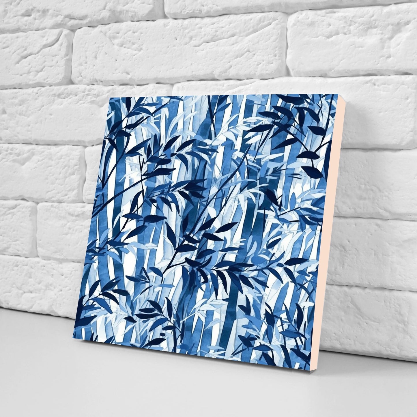 Japanese Ceramic Tiles - Japanese Pattern -Set of 2 Wall Decor Tiles -Kitchen Backsplash Tiles,Table Decorative Tiles,Bathroom, Coaster