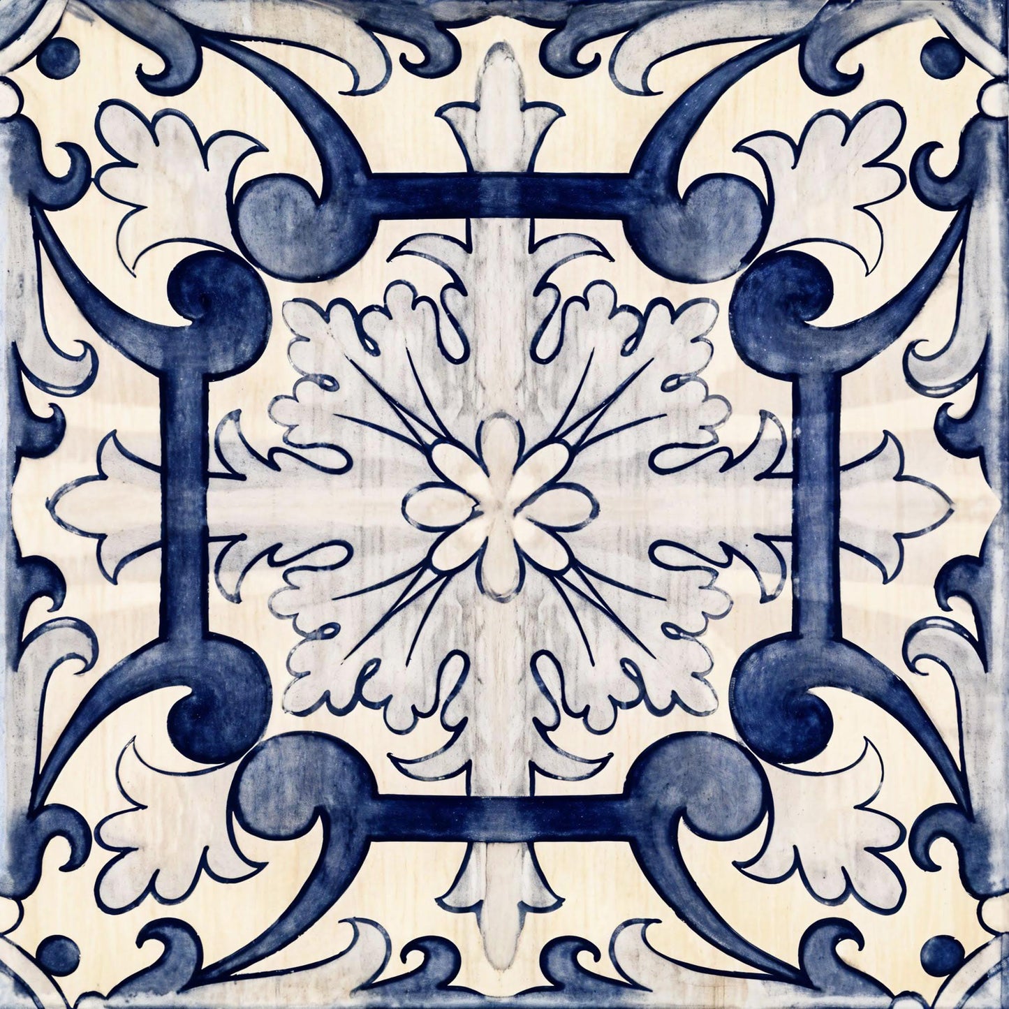 Portuguese Azulejo Tiles - Set of 2 Portuguese Wall Decor Tiles - Kitchen Backsplash Tiles, Table Decorative Tiles, Bathroom Tiles